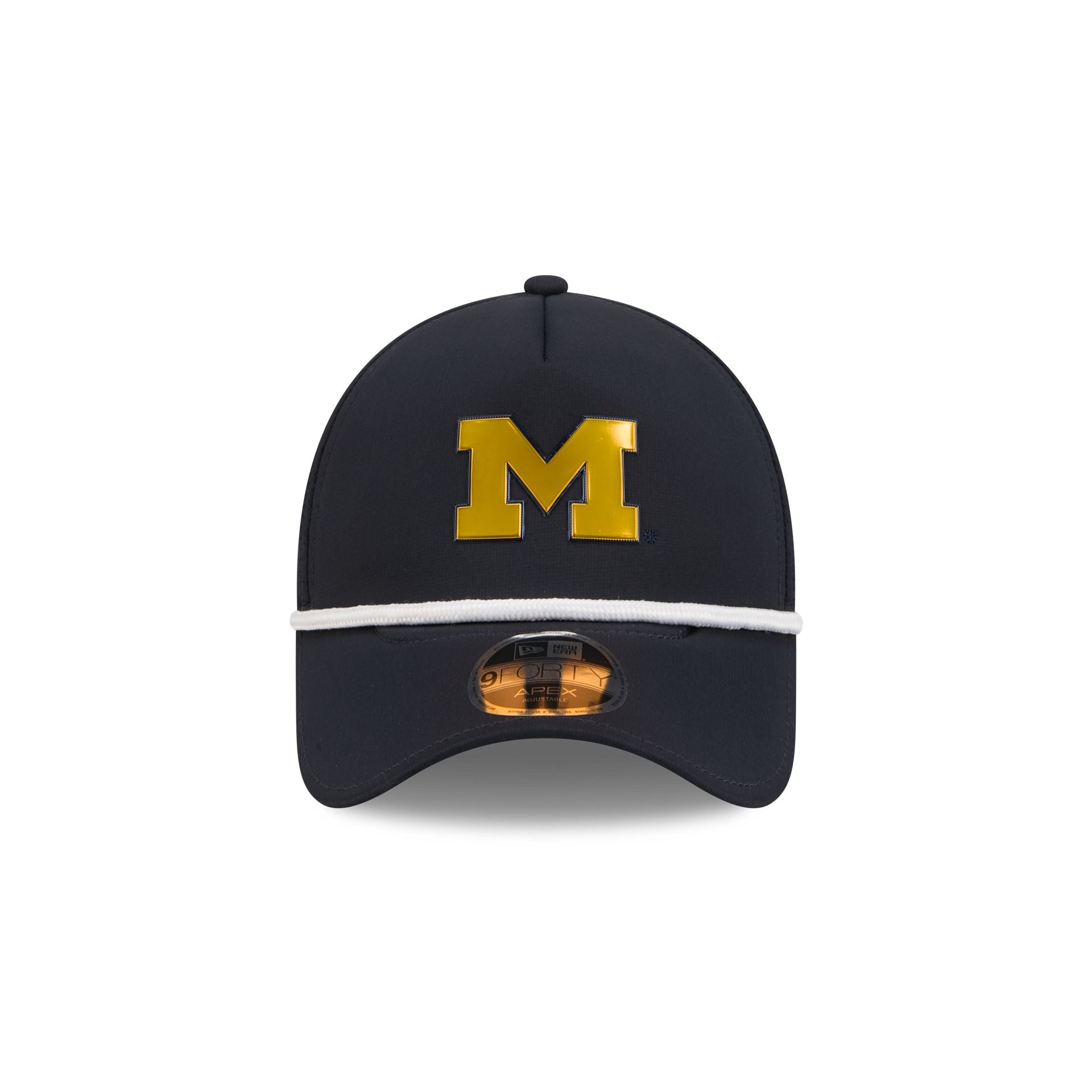 Michigan Wolverines Performance 9FORTY APEX Snapback Hat - Image 2