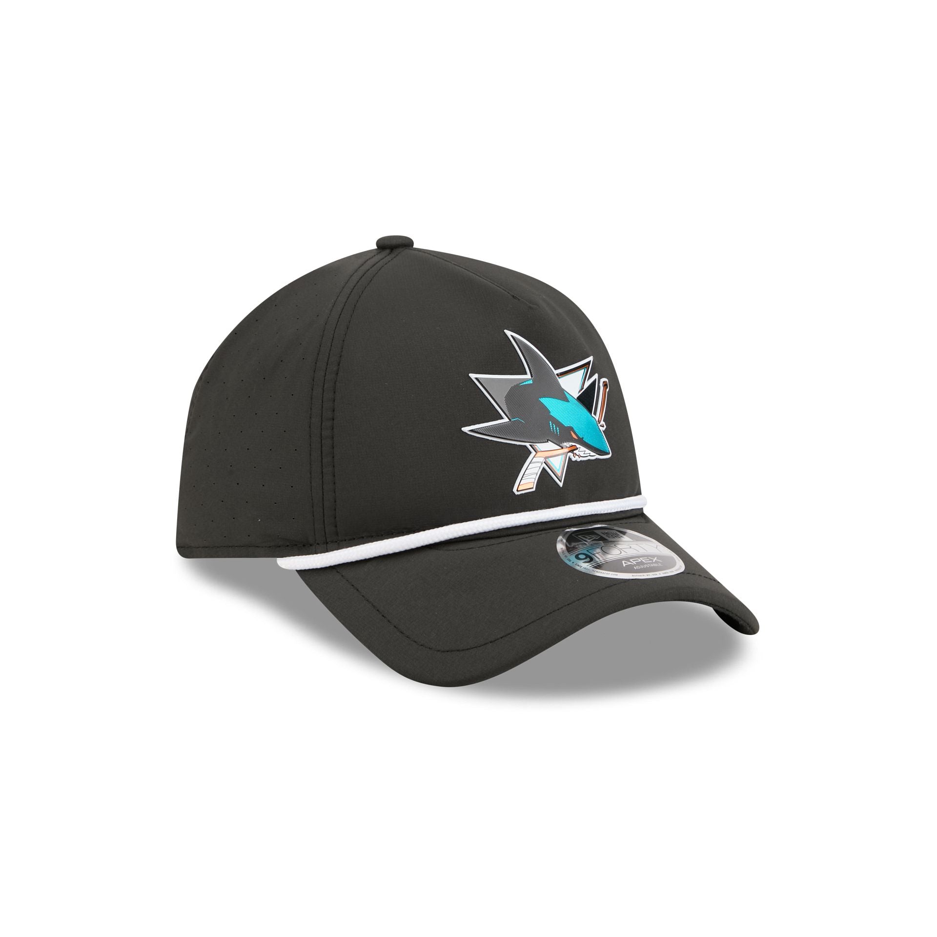 San Jose Sharks Performance 9FORTY APEX Snapback Hat - Image 3