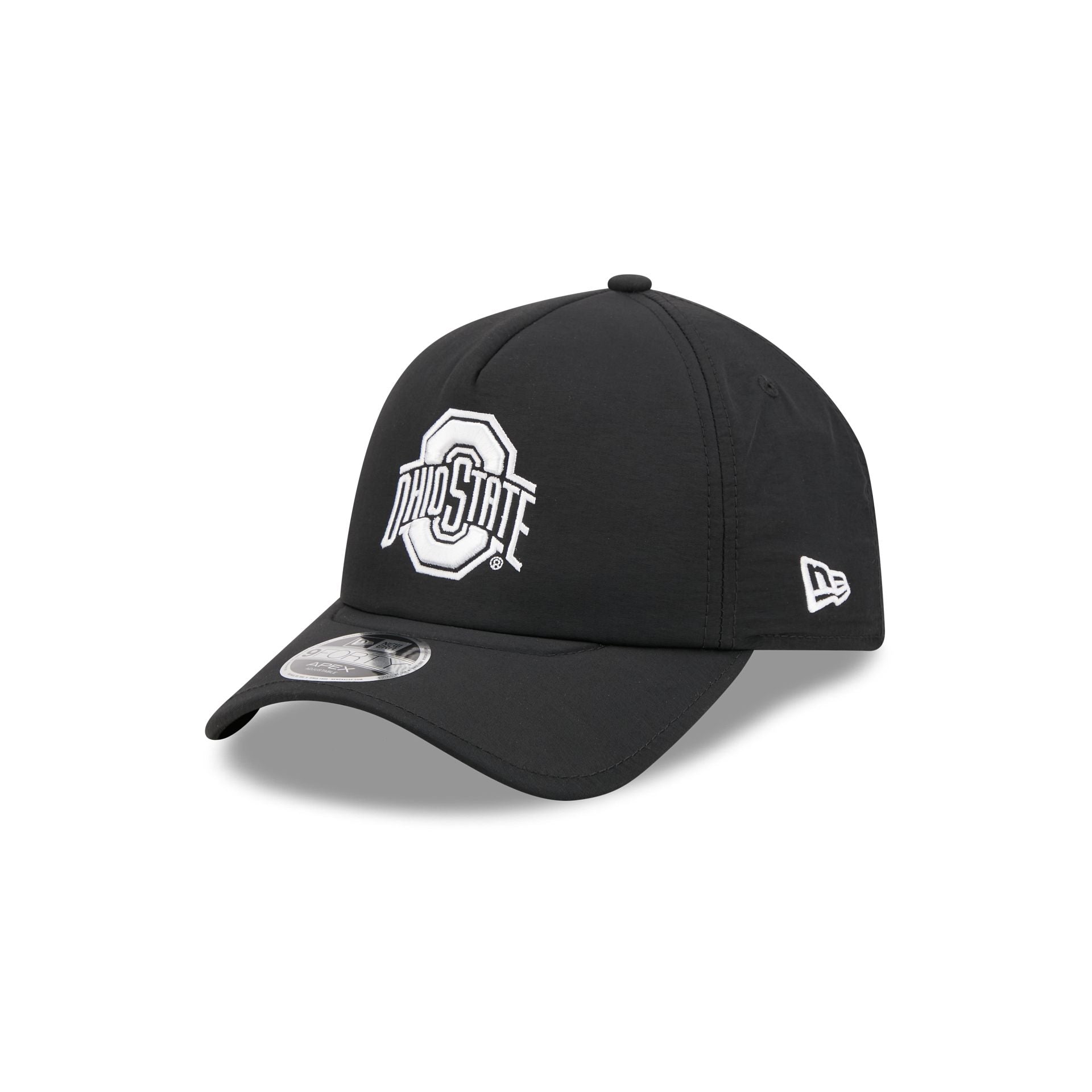 Ohio State Buckeyes Black 9FORTY APEX Snapback Hat