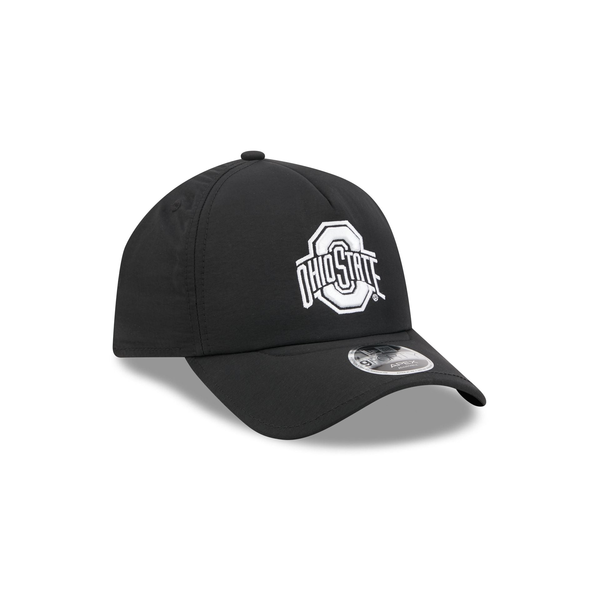 Ohio State Buckeyes Black 9FORTY APEX Snapback Hat - Image 3