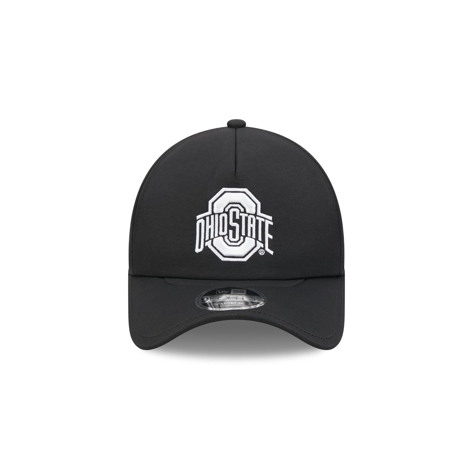 Ohio State Buckeyes Black 9FORTY APEX Snapback Hat - Image 2