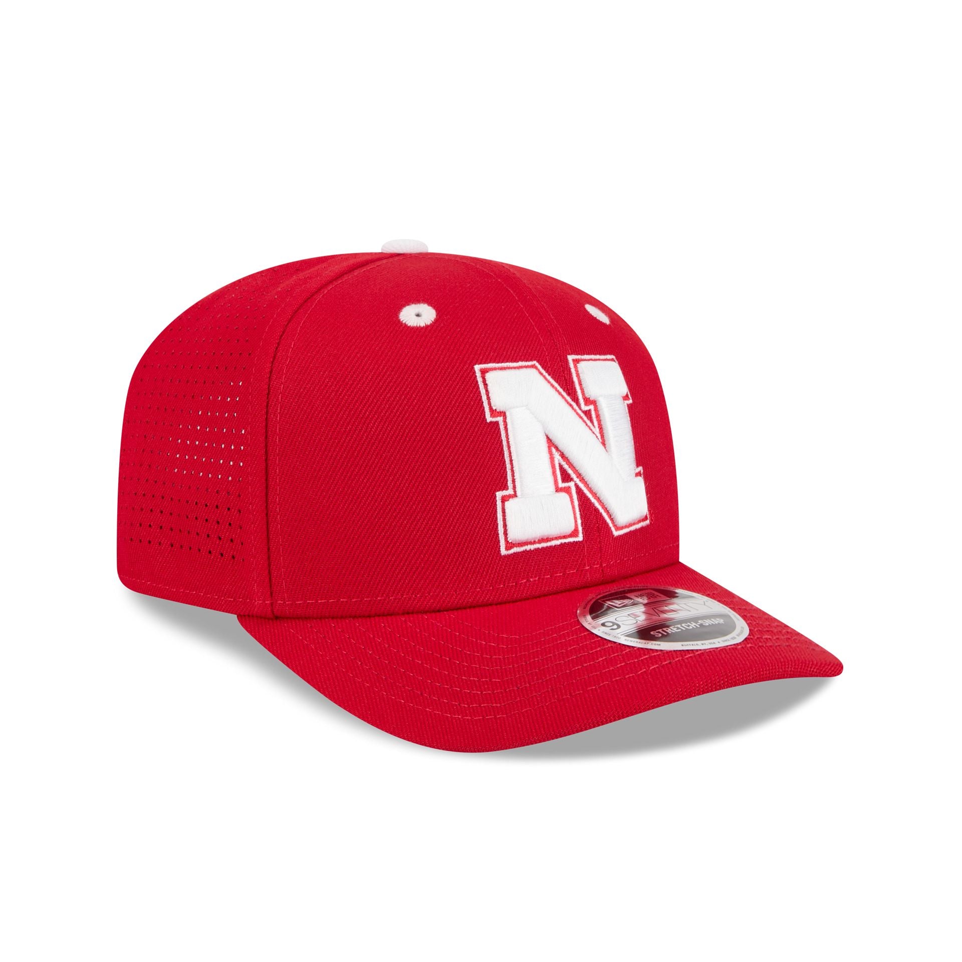 New Era x adidas Nebraska Cornhuskers Scarlet 9SEVENTY Stretch-Snap Hat - Image 3