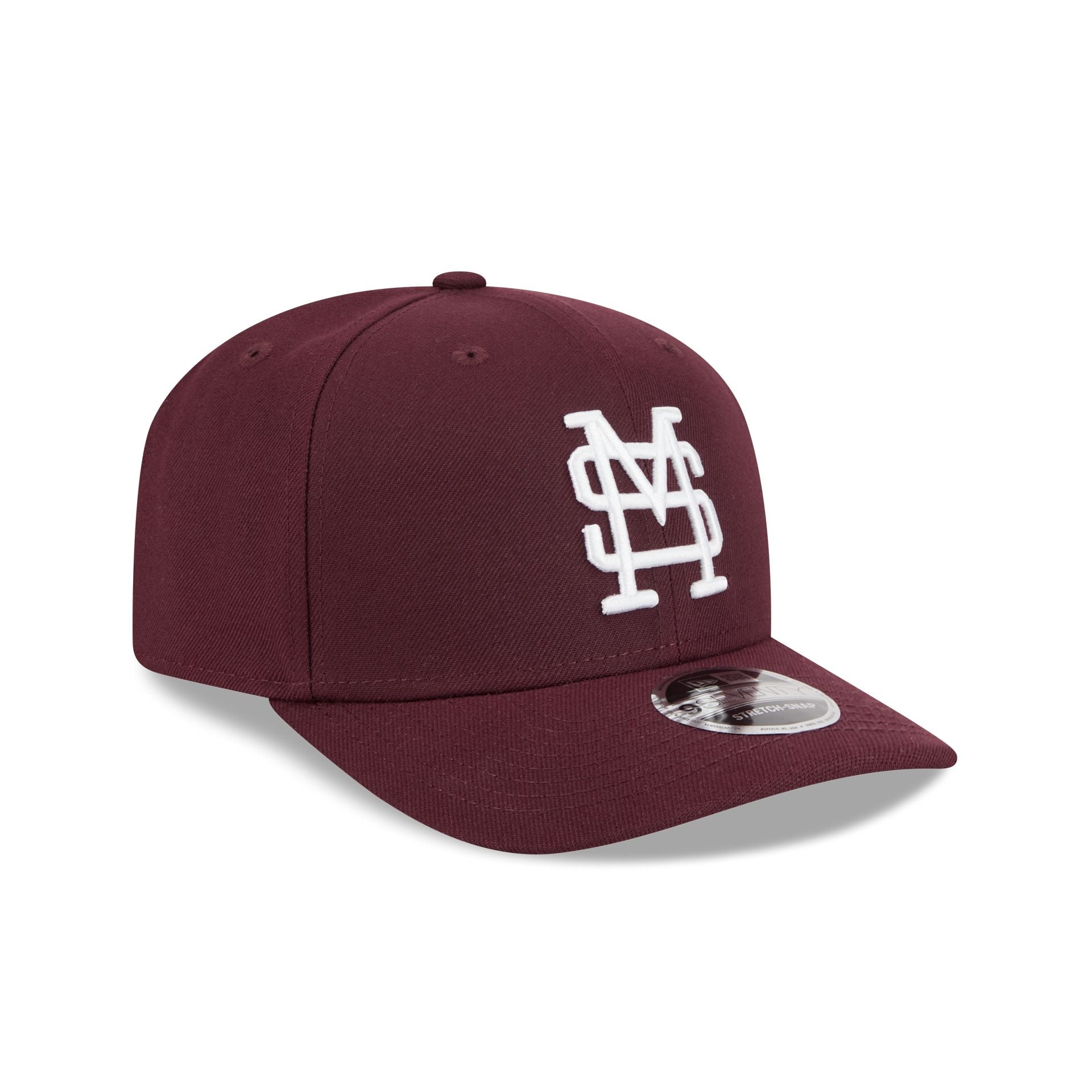New Era x adidas Mississippi State Bulldogs 9SEVENTY Stretch-Snap Hat - Image 3