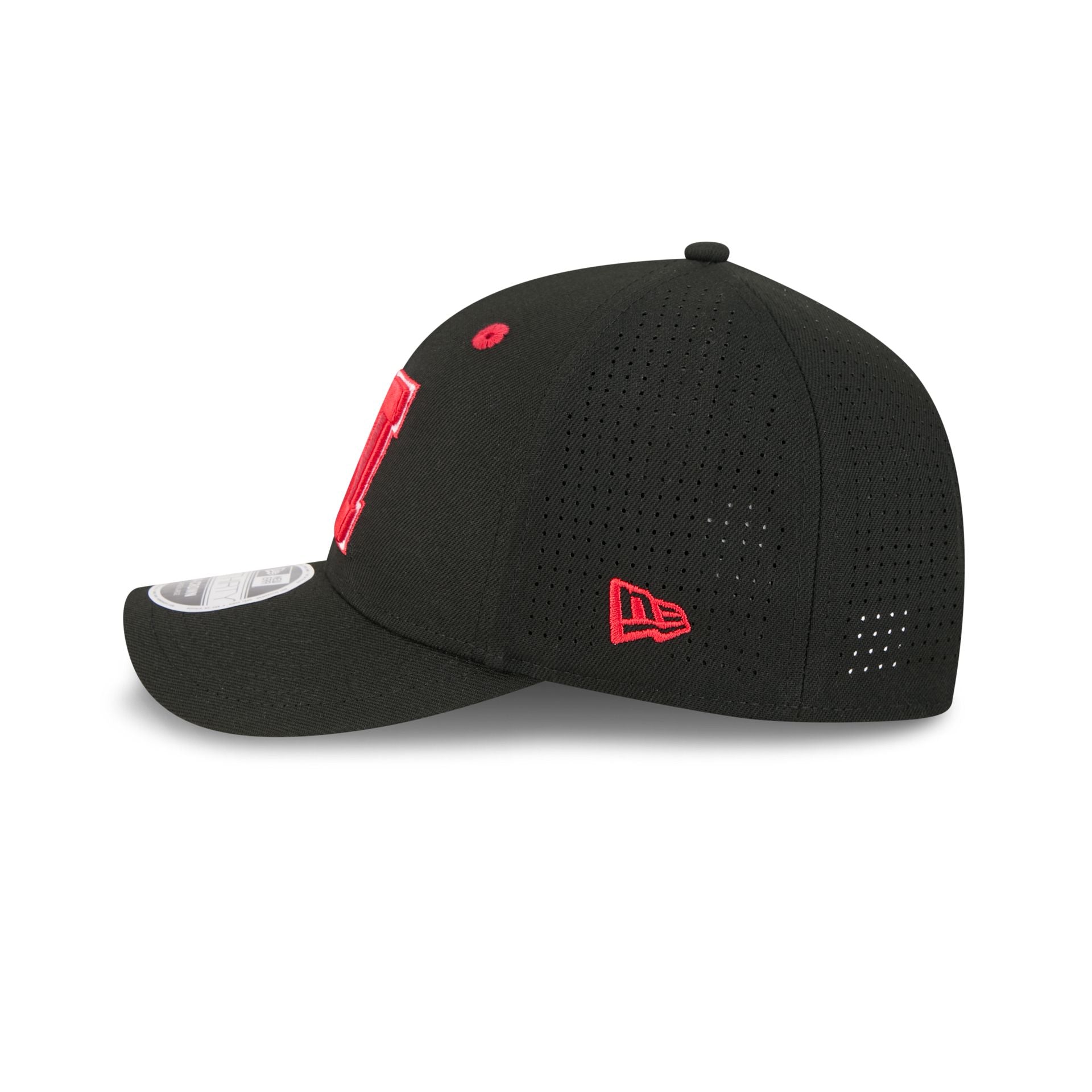 New Era x adidas Nebraska Cornhuskers Black 9FORTY M-Crown Snapback Hat - Image 4