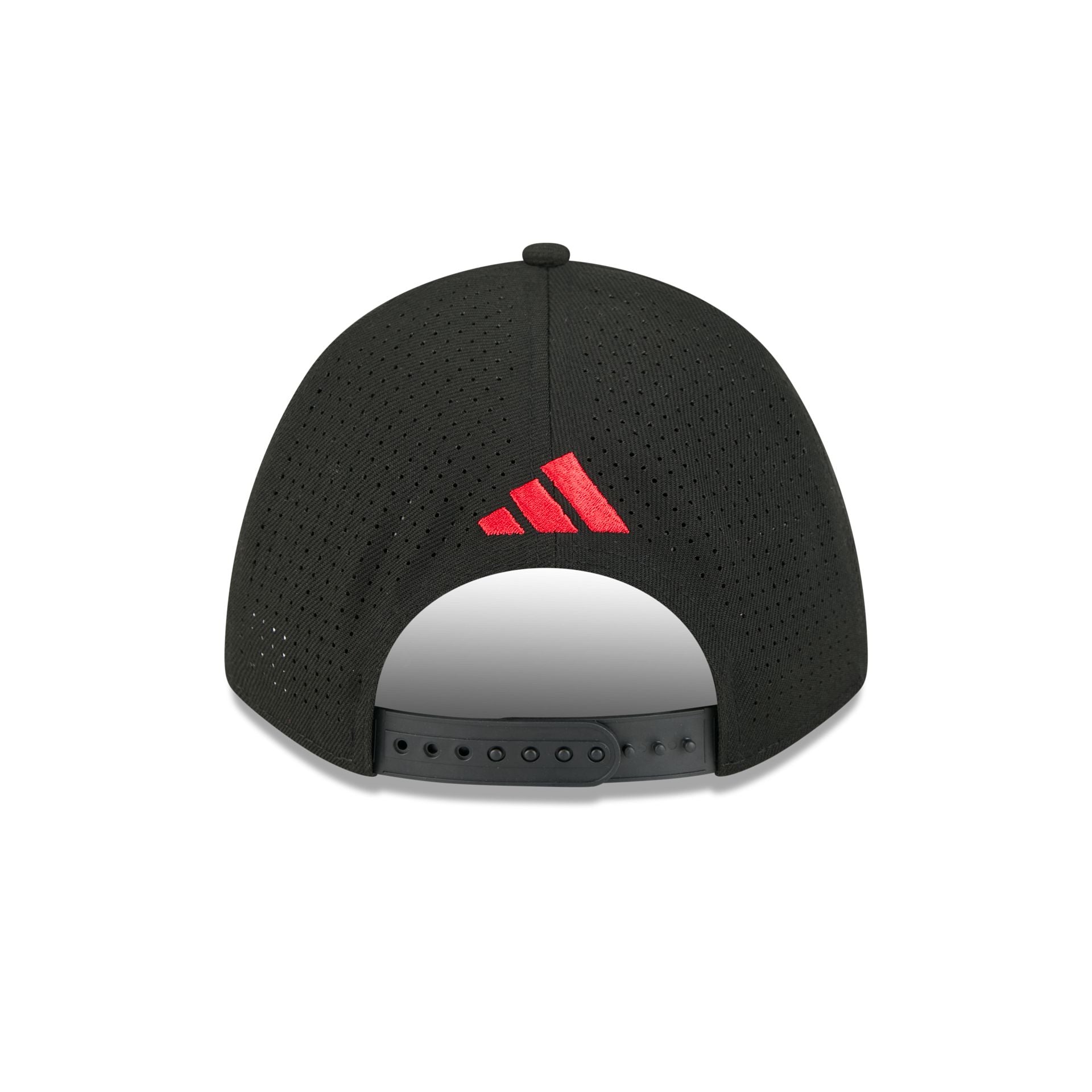 New Era x adidas Nebraska Cornhuskers Black 9FORTY M-Crown Snapback Hat - Image 6