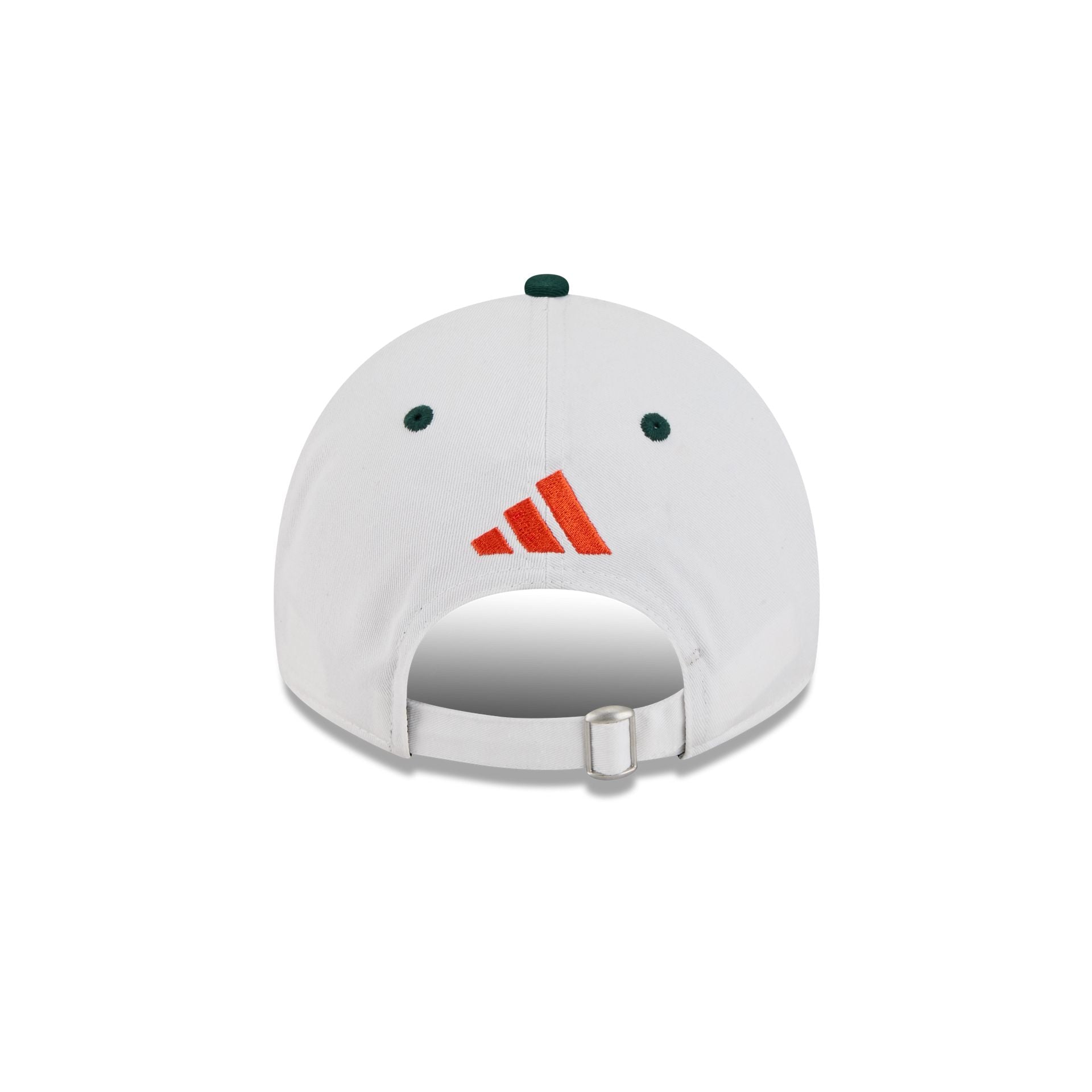 New Era x adidas Miami Hurricanes White 9TWENTY Adjustable Hat - Image 6