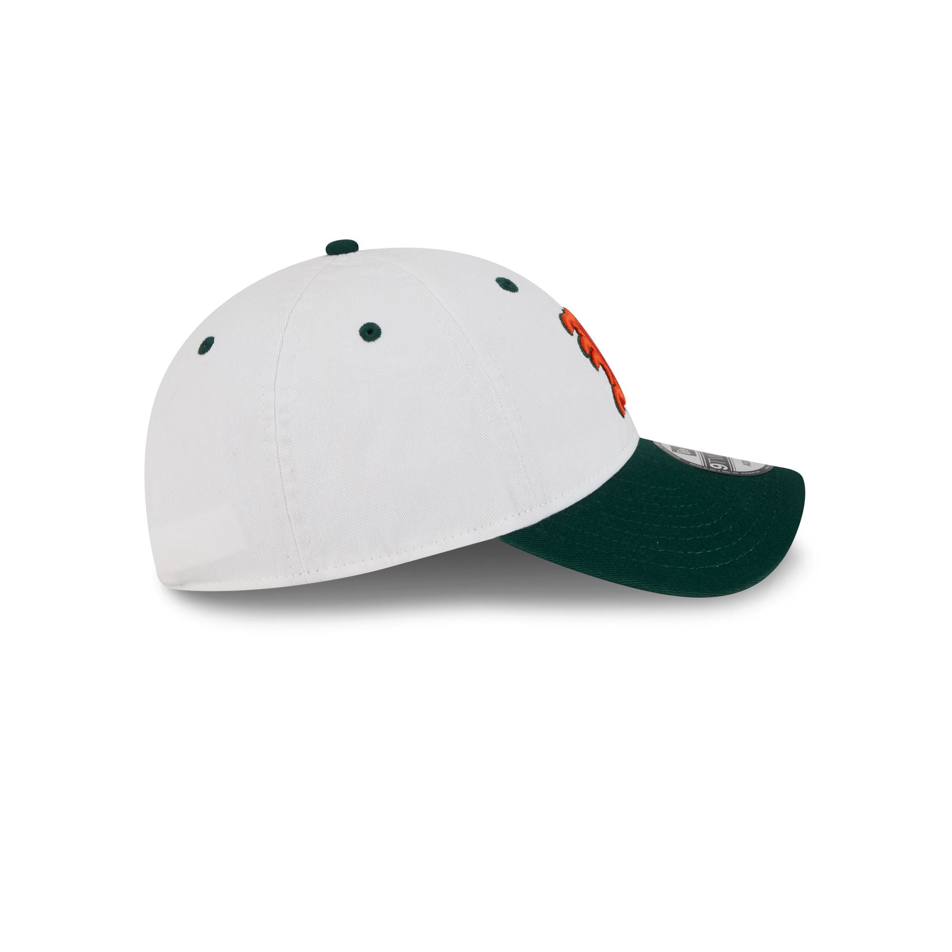 New Era x adidas Miami Hurricanes White 9TWENTY Adjustable Hat - Image 5