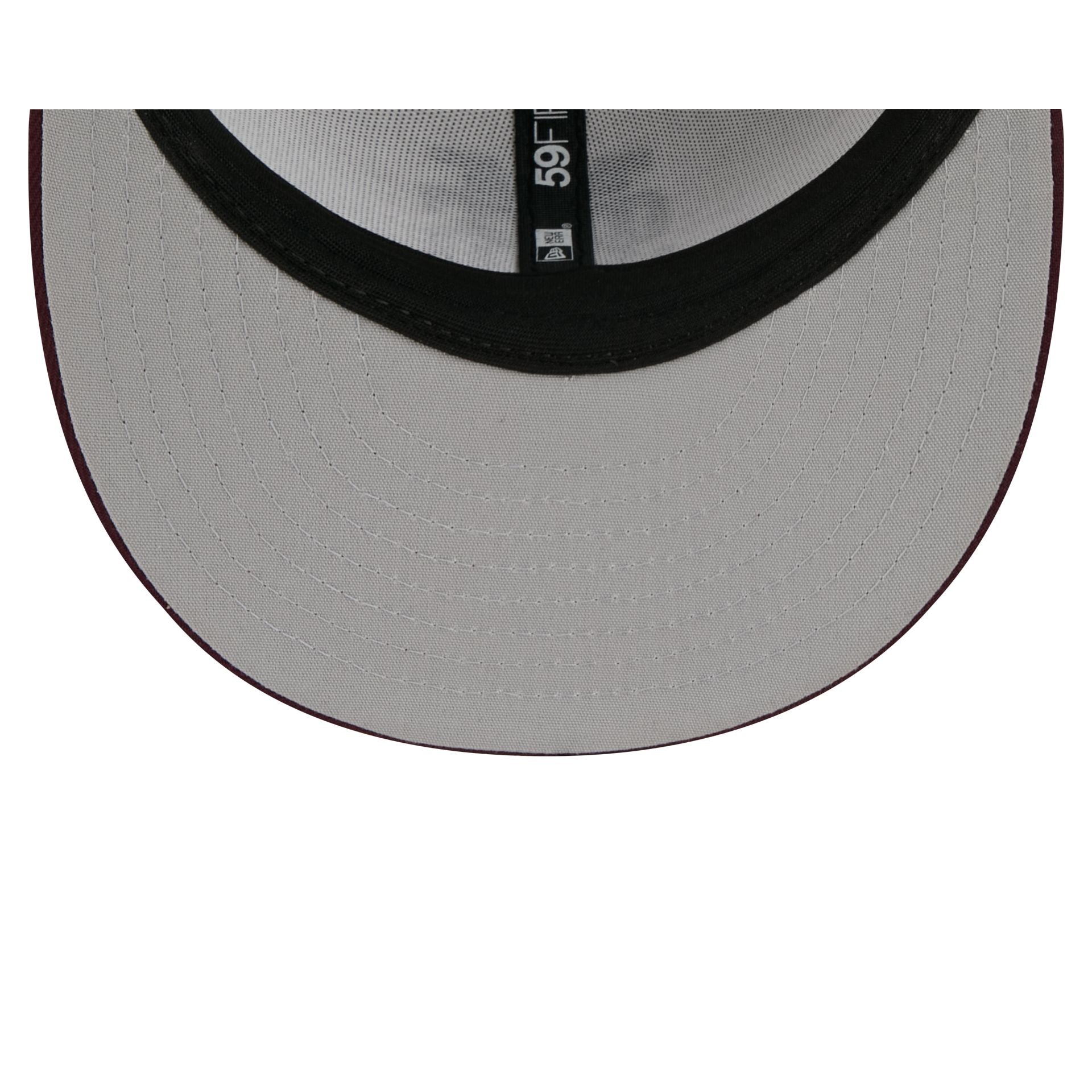 New Era x adidas Mississippi State Bulldogs White 59FIFTY Fitted Hat - Image 7