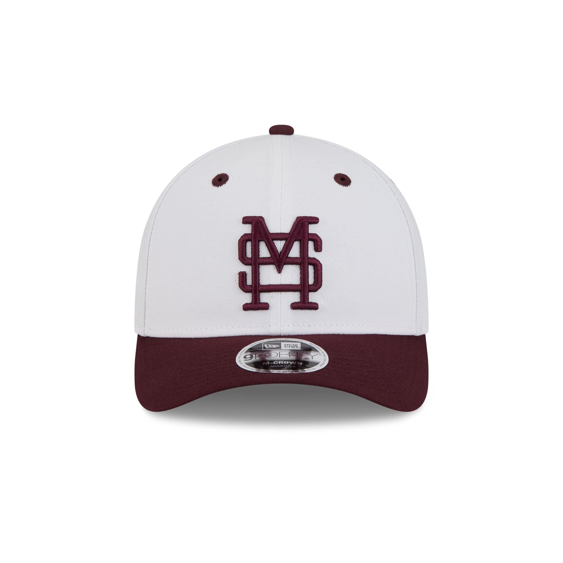 New Era x adidas Mississippi State Bulldogs White 9FORTY M-Crown Snapback Hat - Image 2