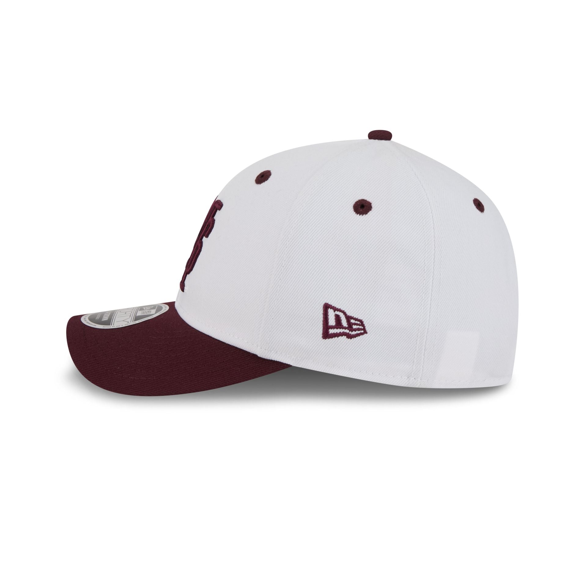 New Era x adidas Mississippi State Bulldogs White 9FORTY M-Crown Snapback Hat - Image 4