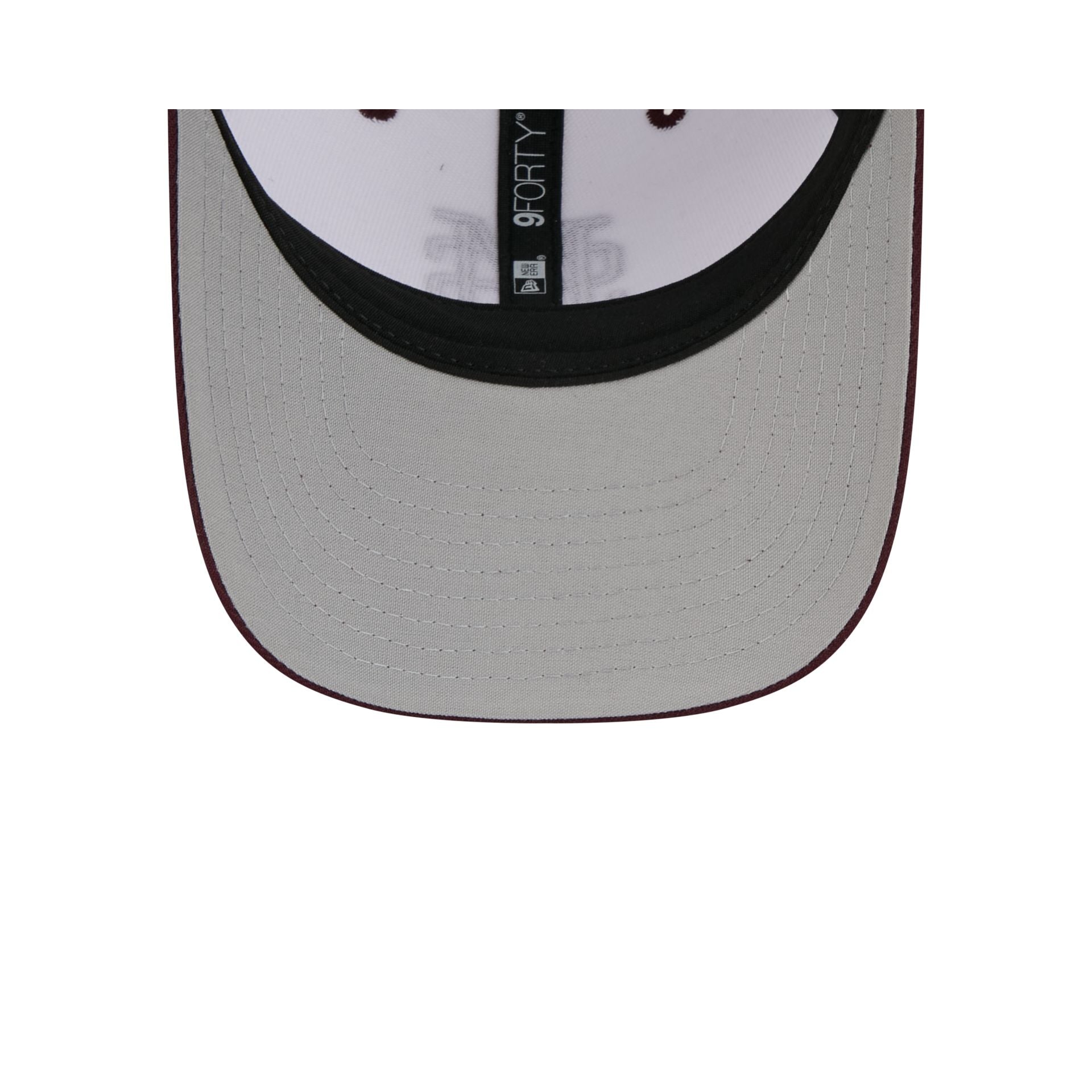 New Era x adidas Mississippi State Bulldogs White 9FORTY M-Crown Snapback Hat - Image 7
