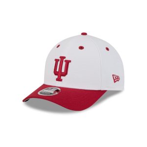New Era x adidas Indiana Hoosiers White 9FORTY M-Crown Snapback Hat