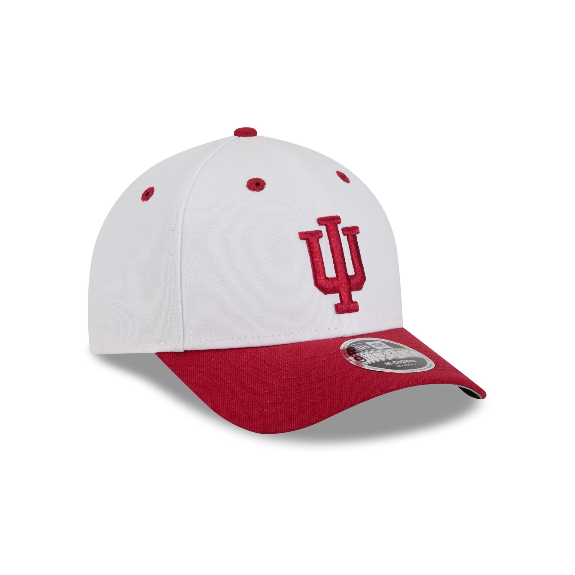 New Era x adidas Indiana Hoosiers White 9FORTY M-Crown Snapback Hat - Image 3