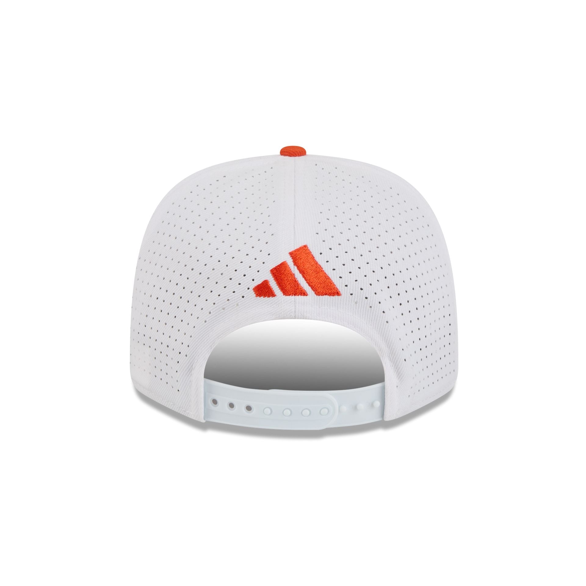 New Era x adidas Miami Hurricanes White Mascot 9SEVENTY Stretch-Snap Hat - Image 6