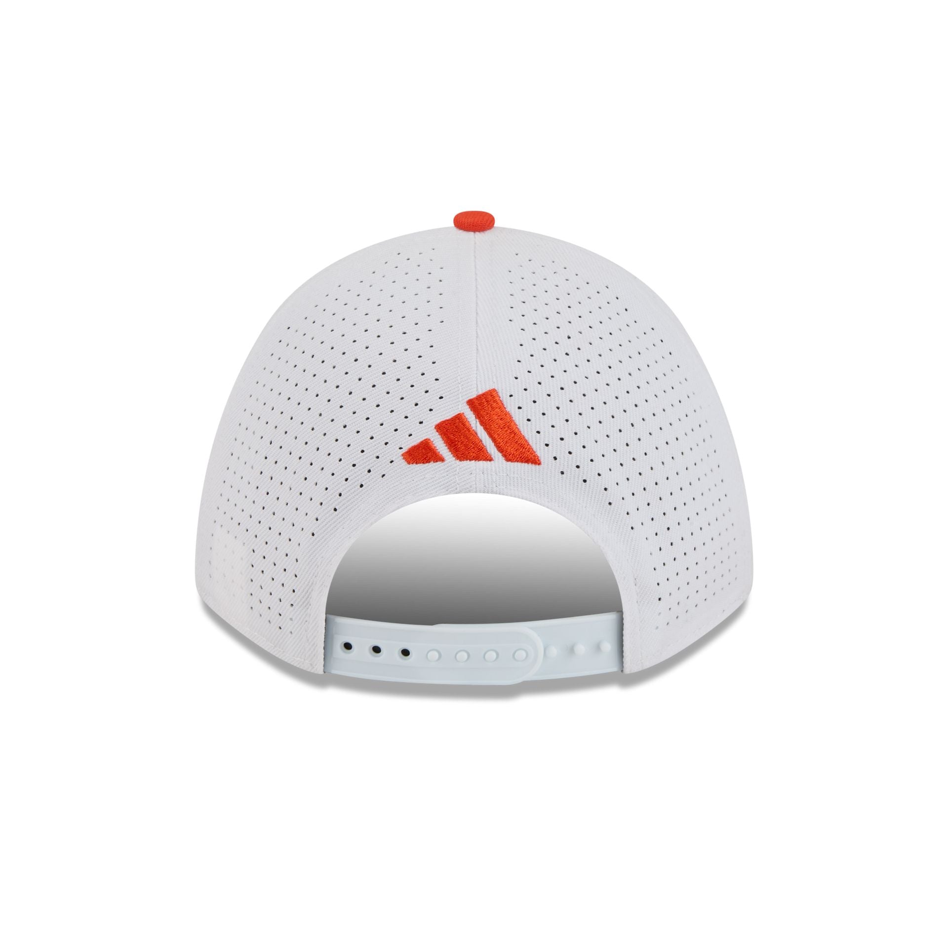 New Era x adidas Miami Hurricanes White Mascot 9FORTY M-Crown Snapback Hat - Image 6