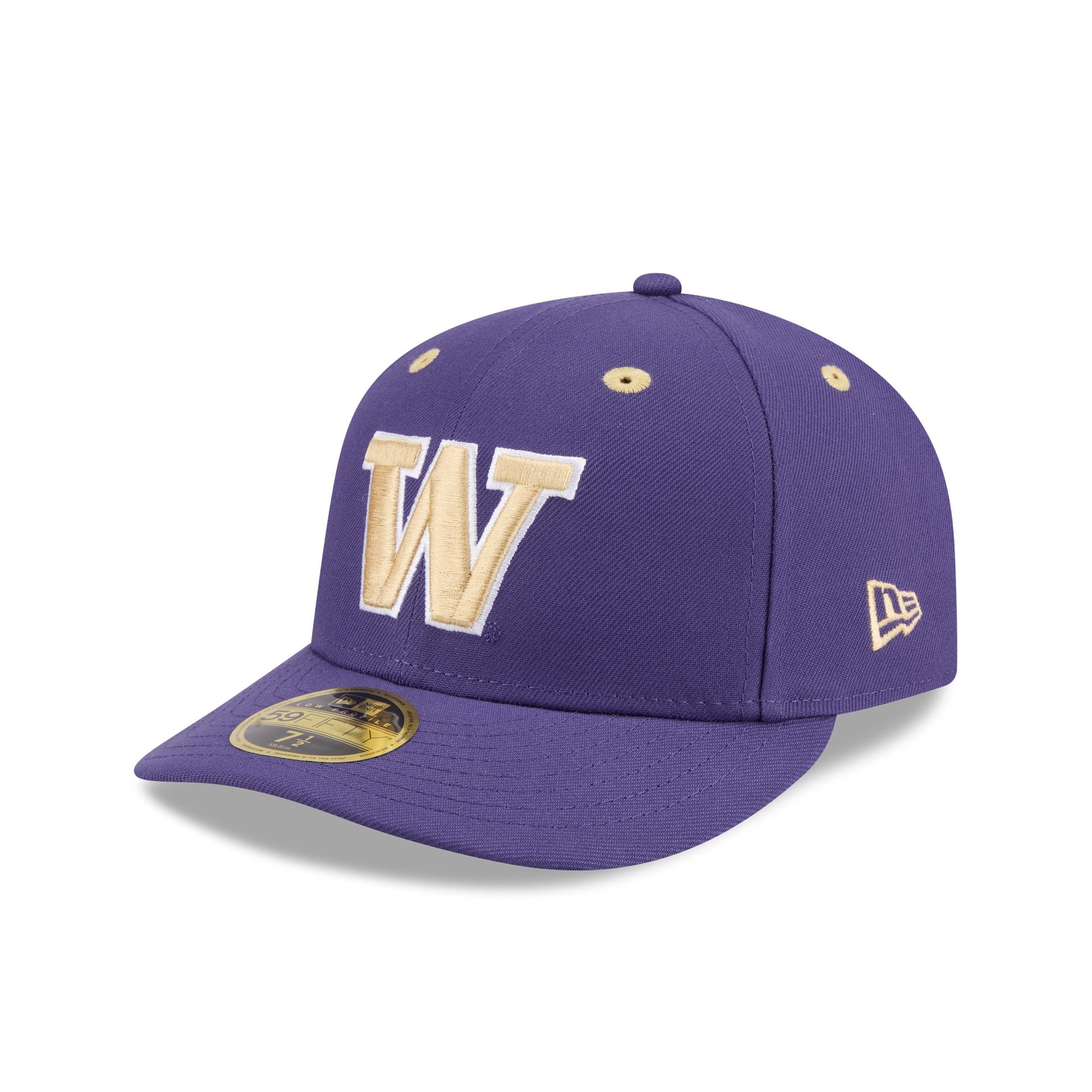 New Era x adidas Washington Huskies Purple Low Profile 59FIFTY Fitted Hat