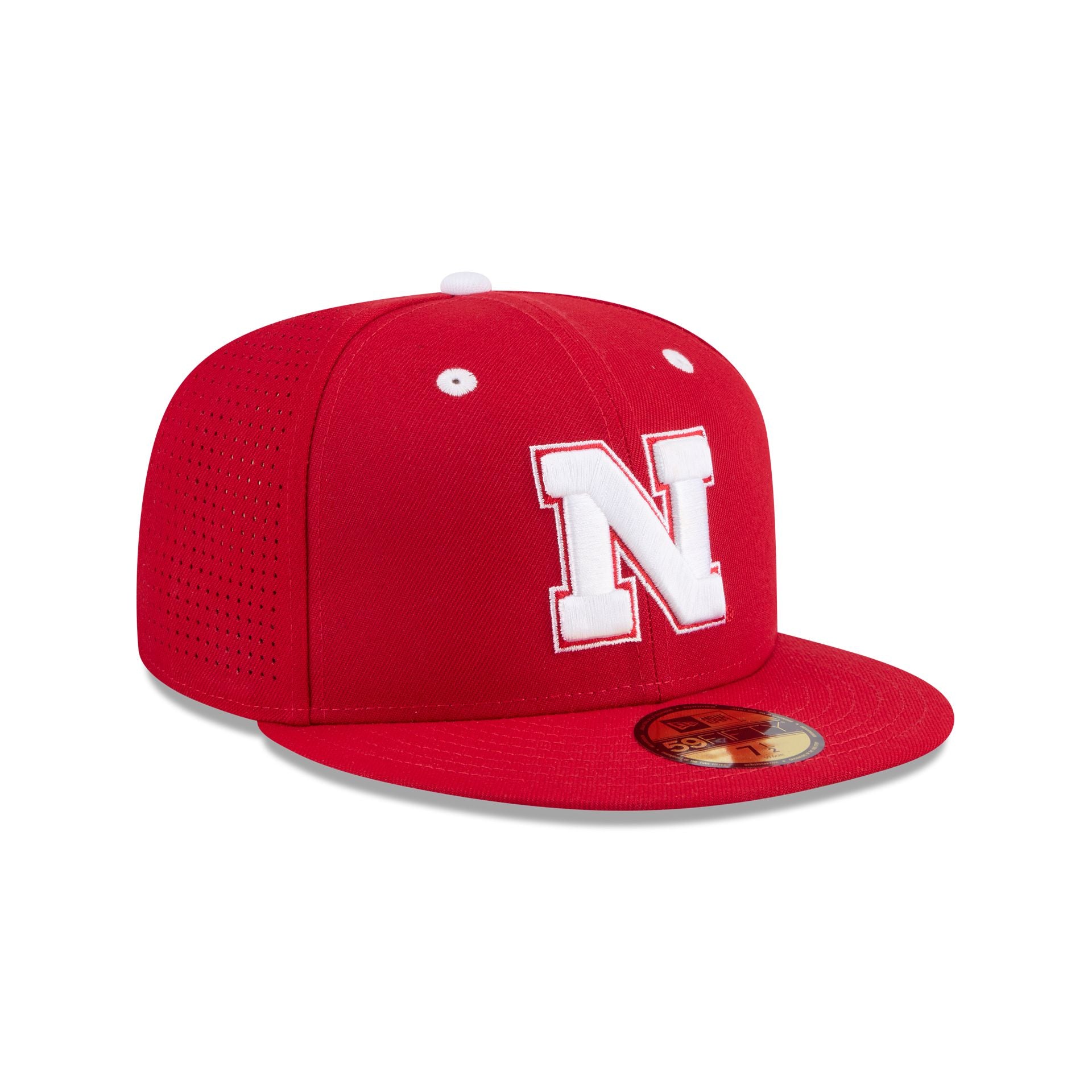 New Era x adidas Nebraska Cornhuskers Scarlet 59FIFTY Fitted Hat - Image 3