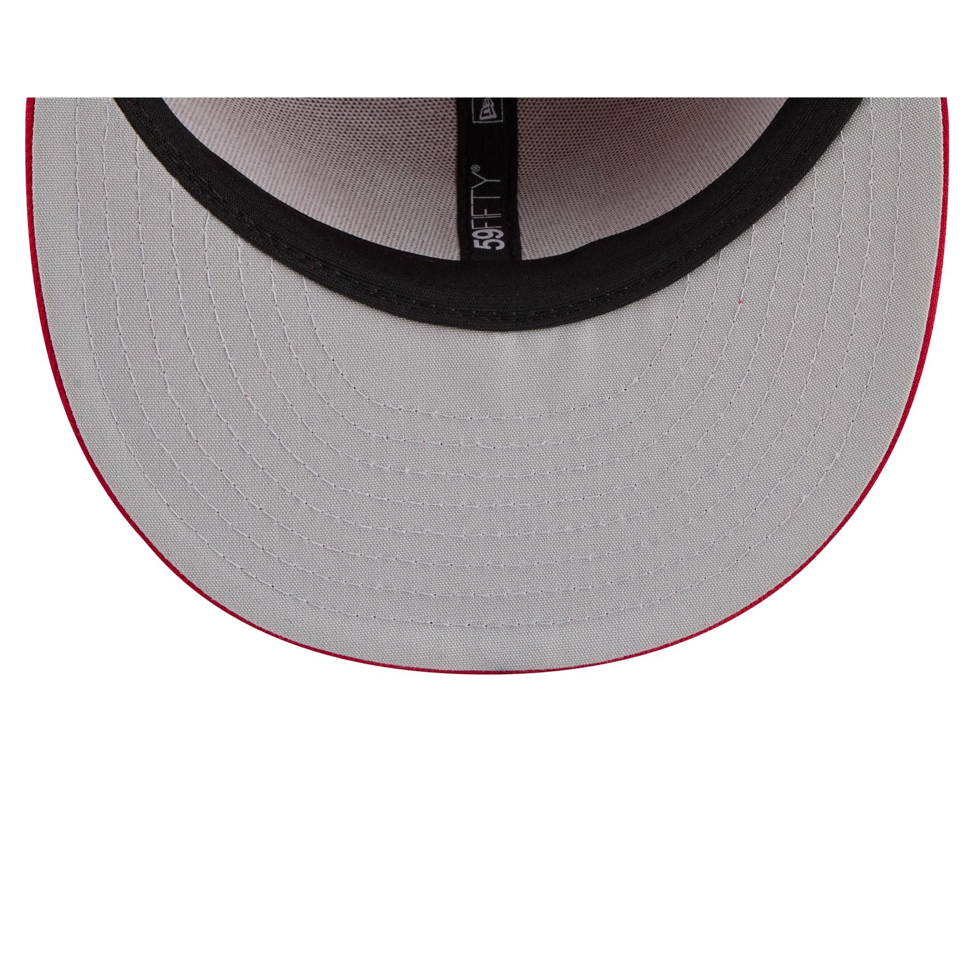 New Era x adidas Nebraska Cornhuskers Scarlet 59FIFTY Fitted Hat - Image 7