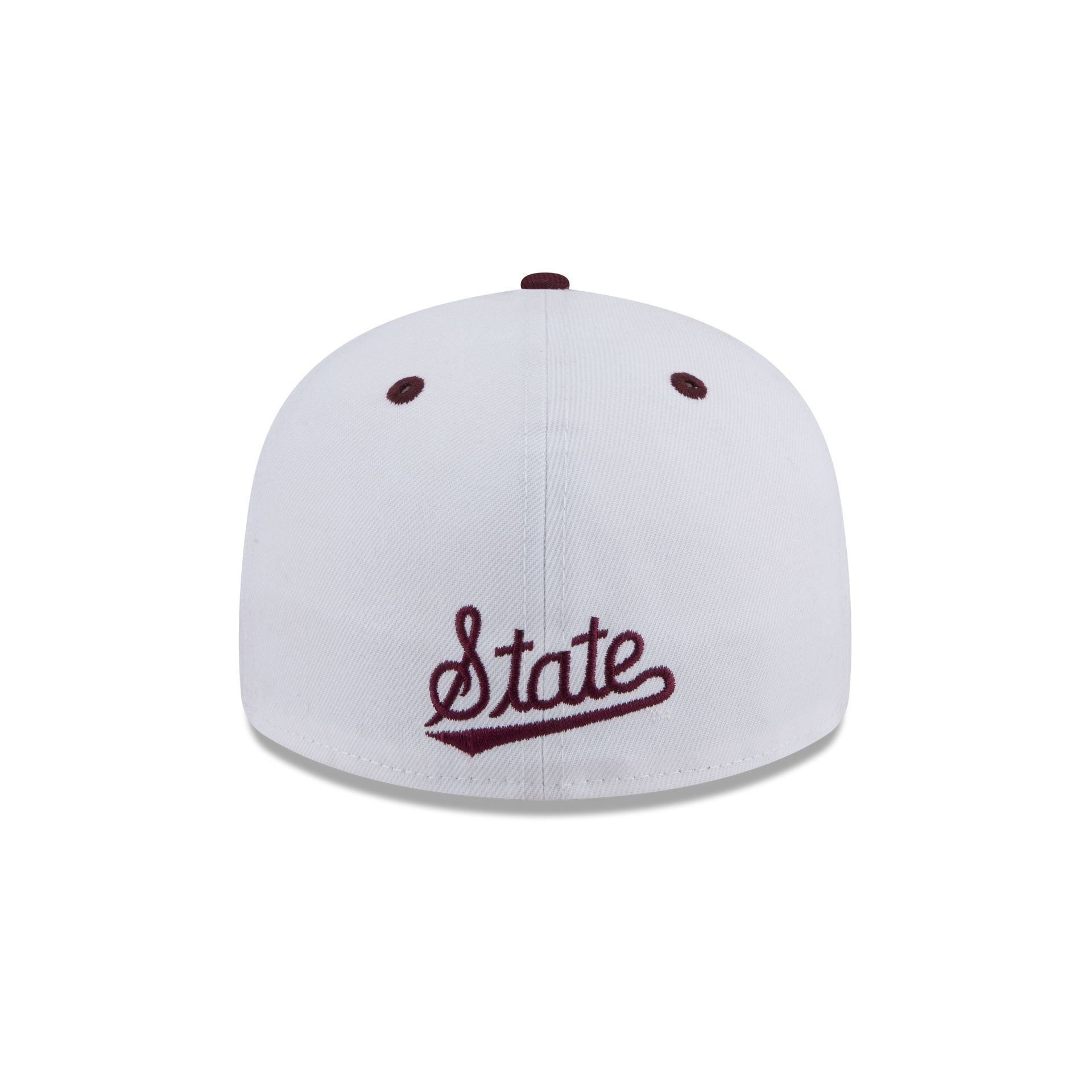 New Era x adidas Mississippi State Bulldogs White Low Profile 59FIFTY Fitted Hat - Image 6