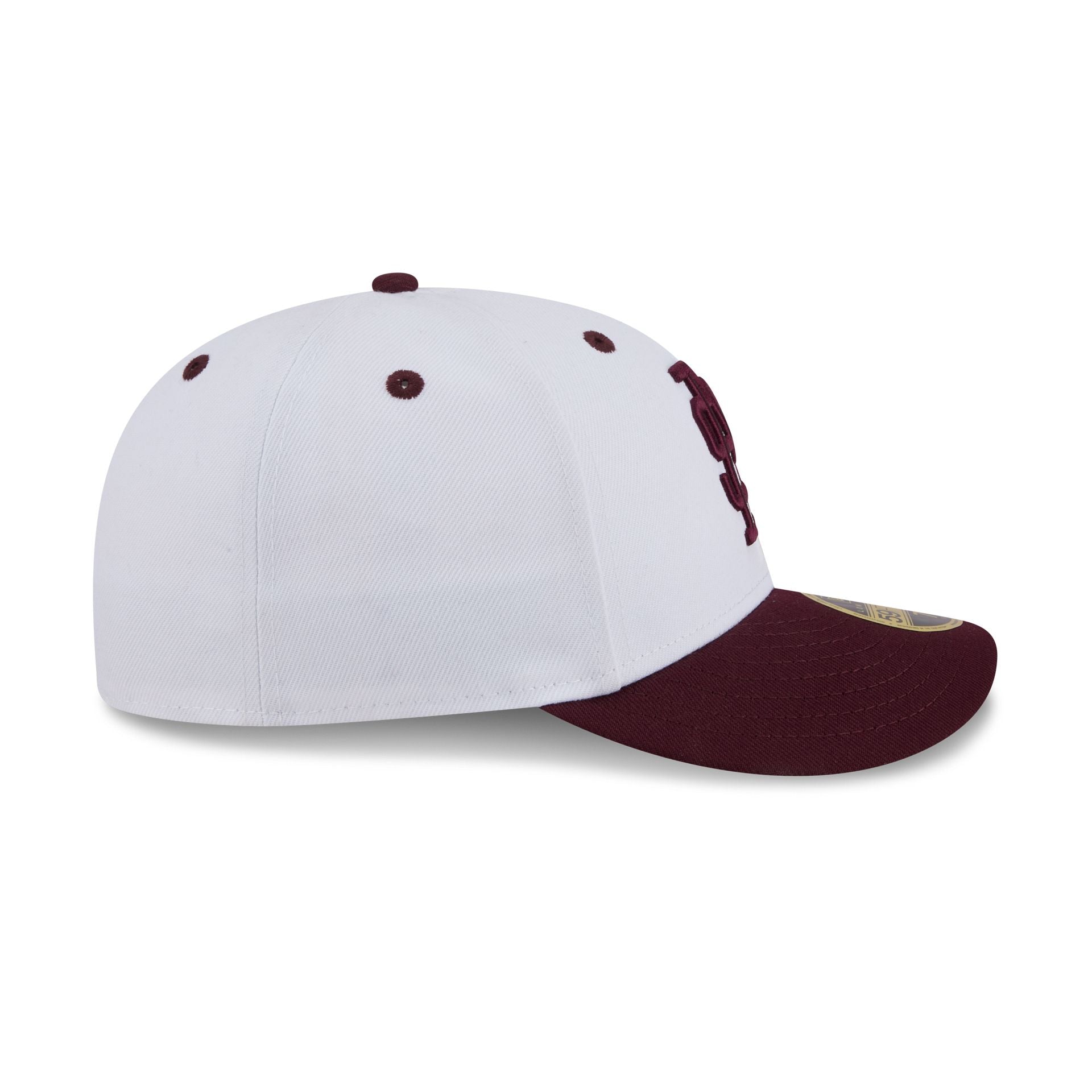 New Era x adidas Mississippi State Bulldogs White Low Profile 59FIFTY Fitted Hat - Image 5