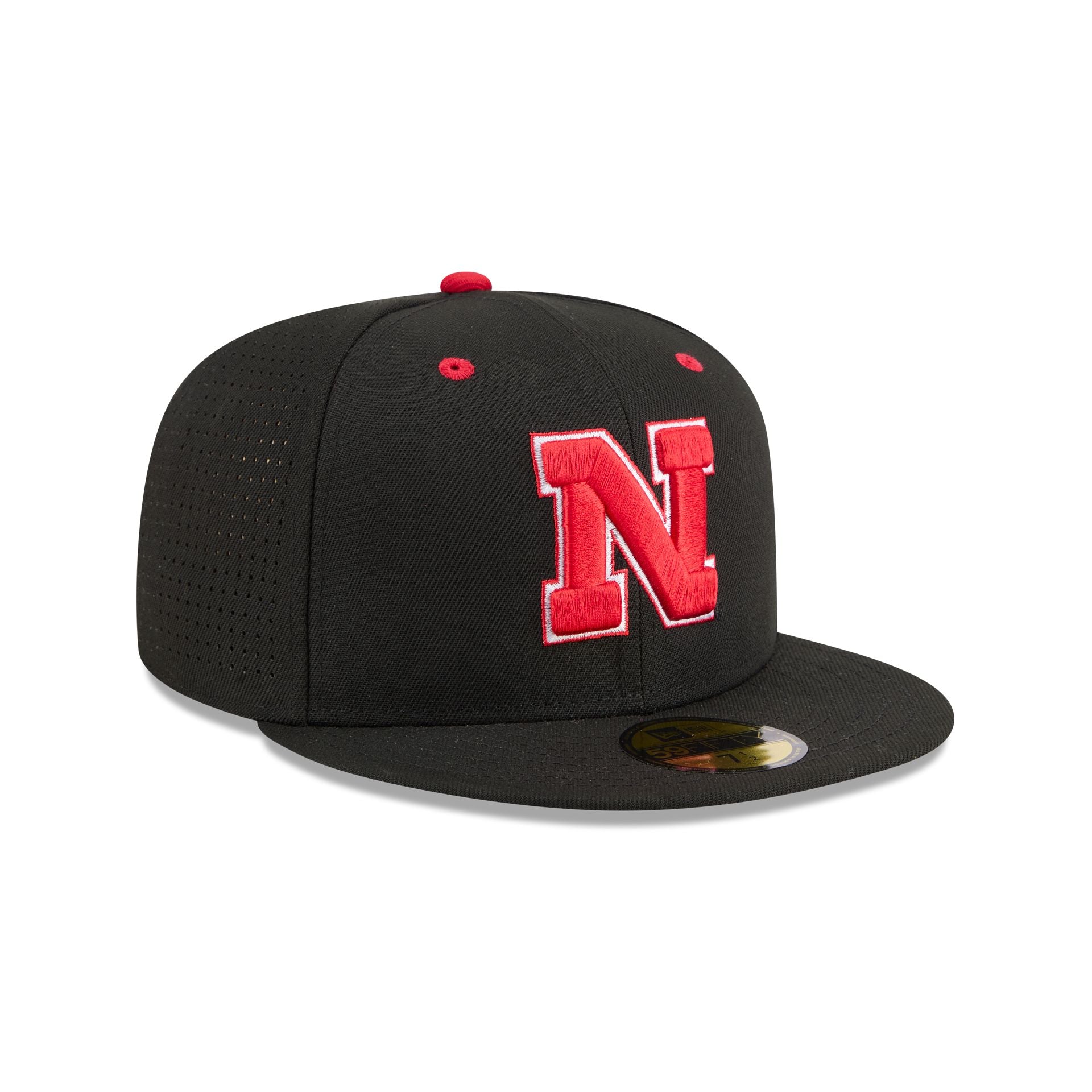 New Era x adidas Nebraska Cornhuskers Black 59FIFTY Fitted Hat - Image 3