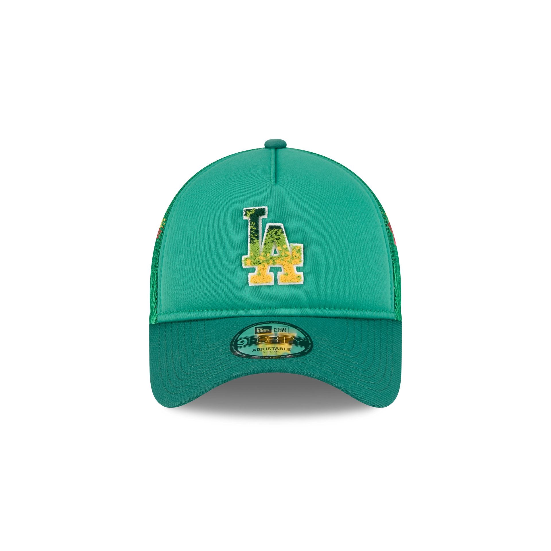 Los Angeles Dodgers Gradient Logo 9FORTY A-Frame Trucker Hat - Image 2