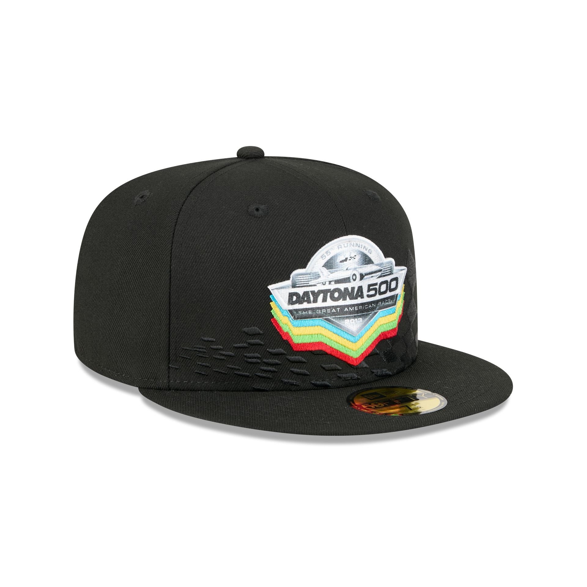 NASCAR DAYTONA 500 Black 59FIFTY Fitted Hat - Image 3