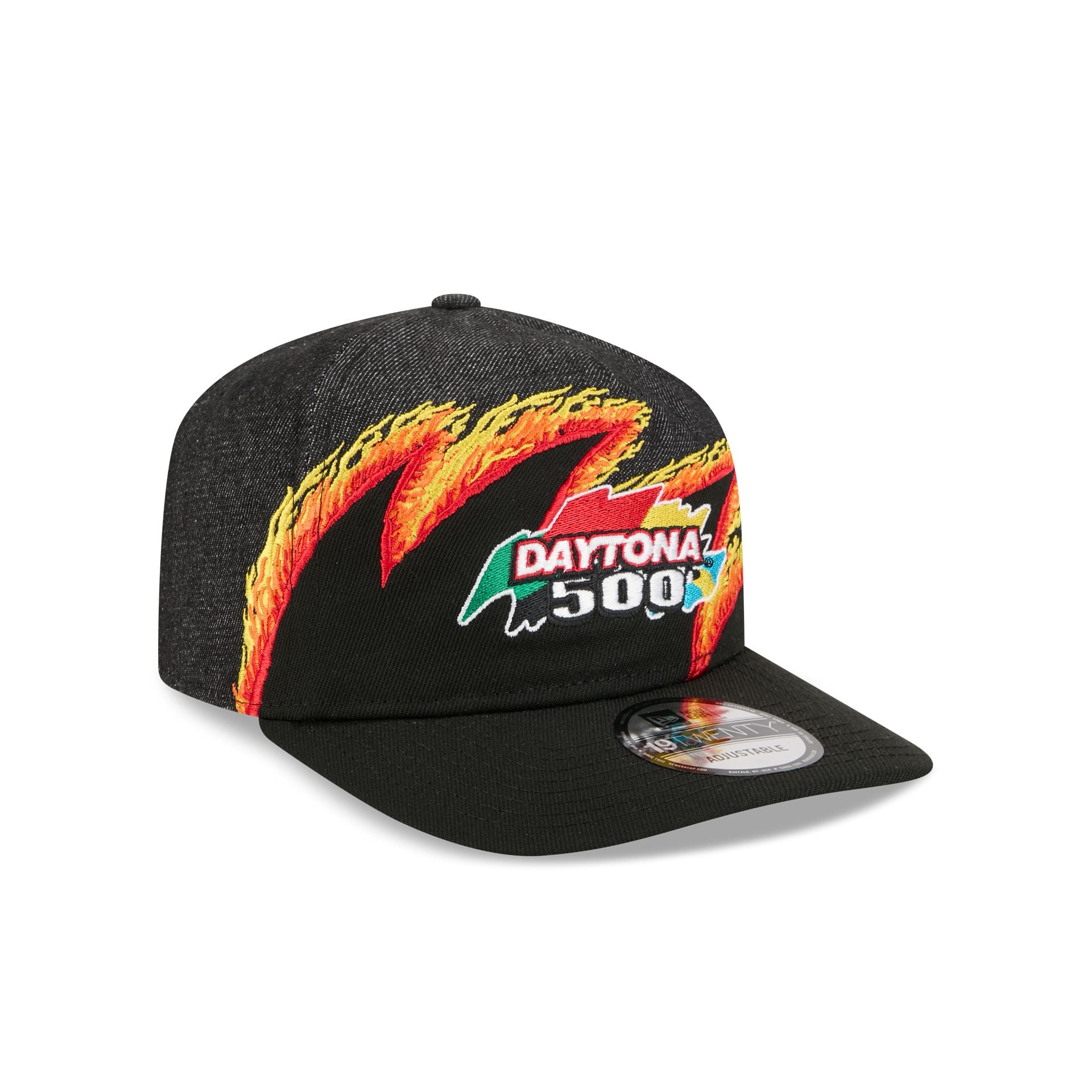 NASCAR DAYTONA 500 Black Denim 19TWENTY Snapback Hat - Image 3