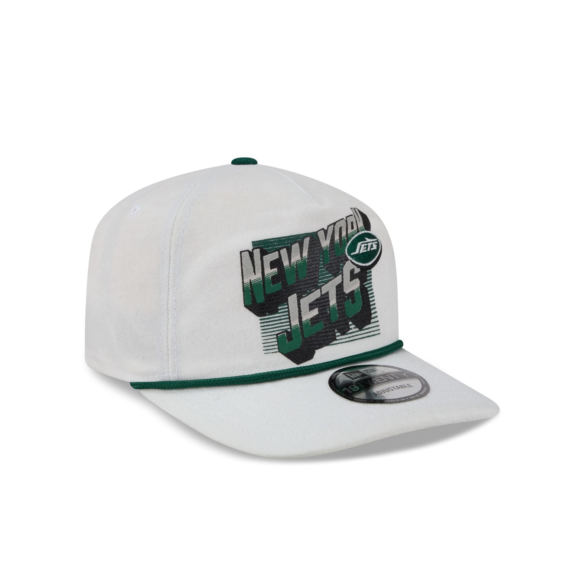 New York Jets Duck Cloth 19TWENTY Adjustable Hat - Image 3