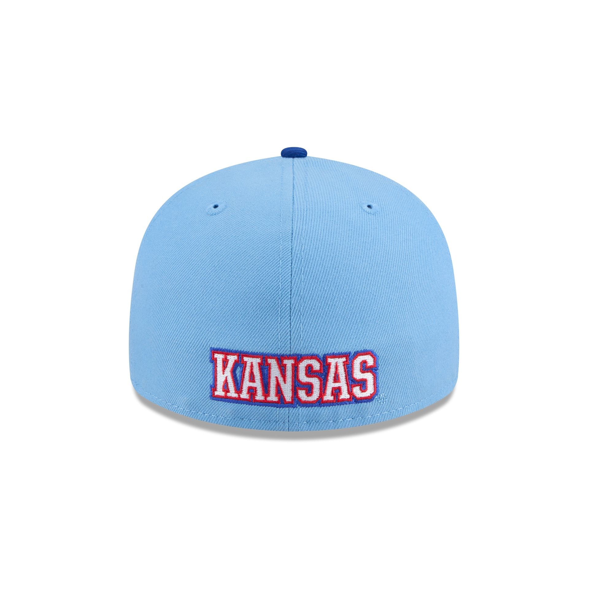 New Era x adidas Kansas Jayhawks Sky Blue Low Profile 59FIFTY Fitted Hat - Image 6