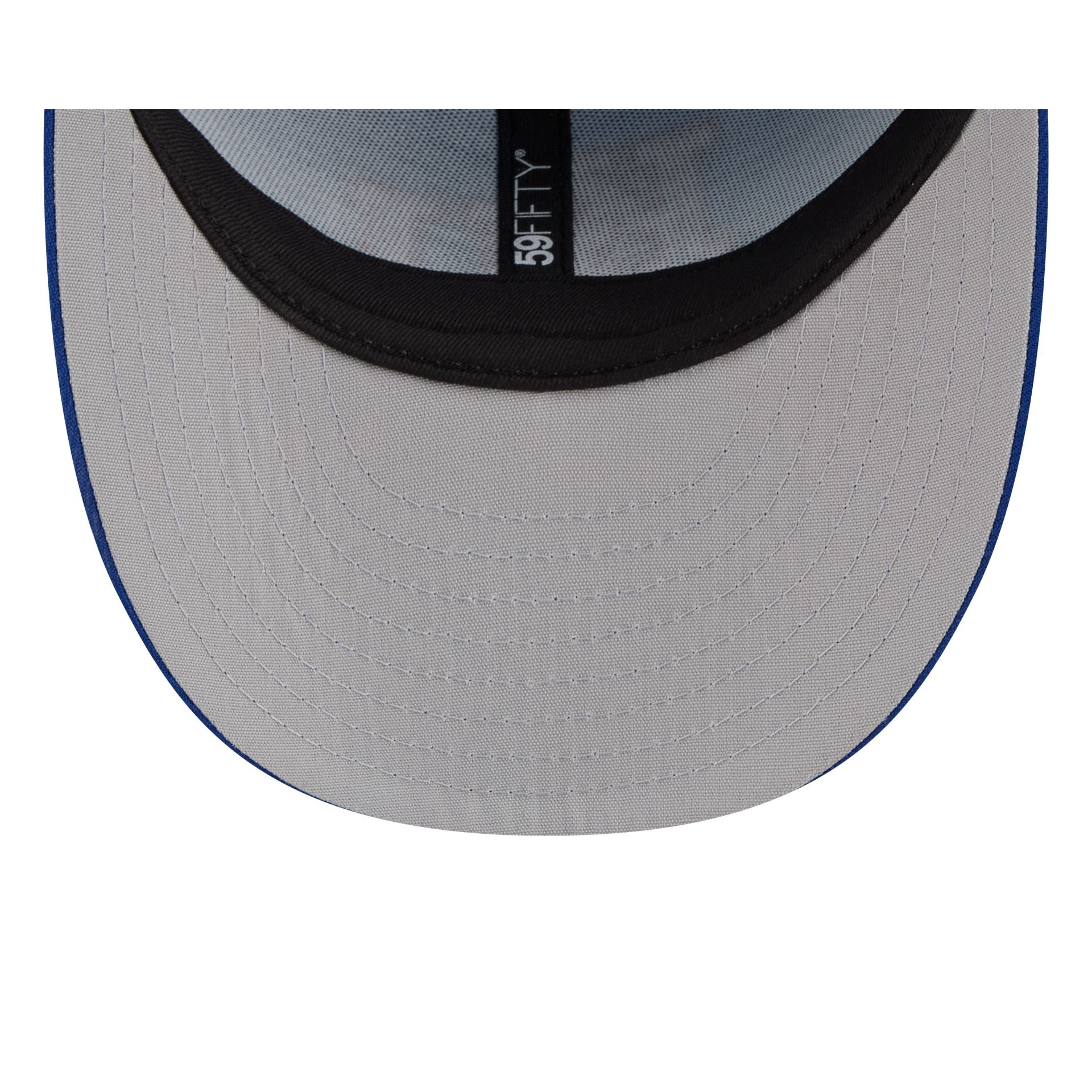 New Era x adidas Kansas Jayhawks Sky Blue Low Profile 59FIFTY Fitted Hat - Image 7