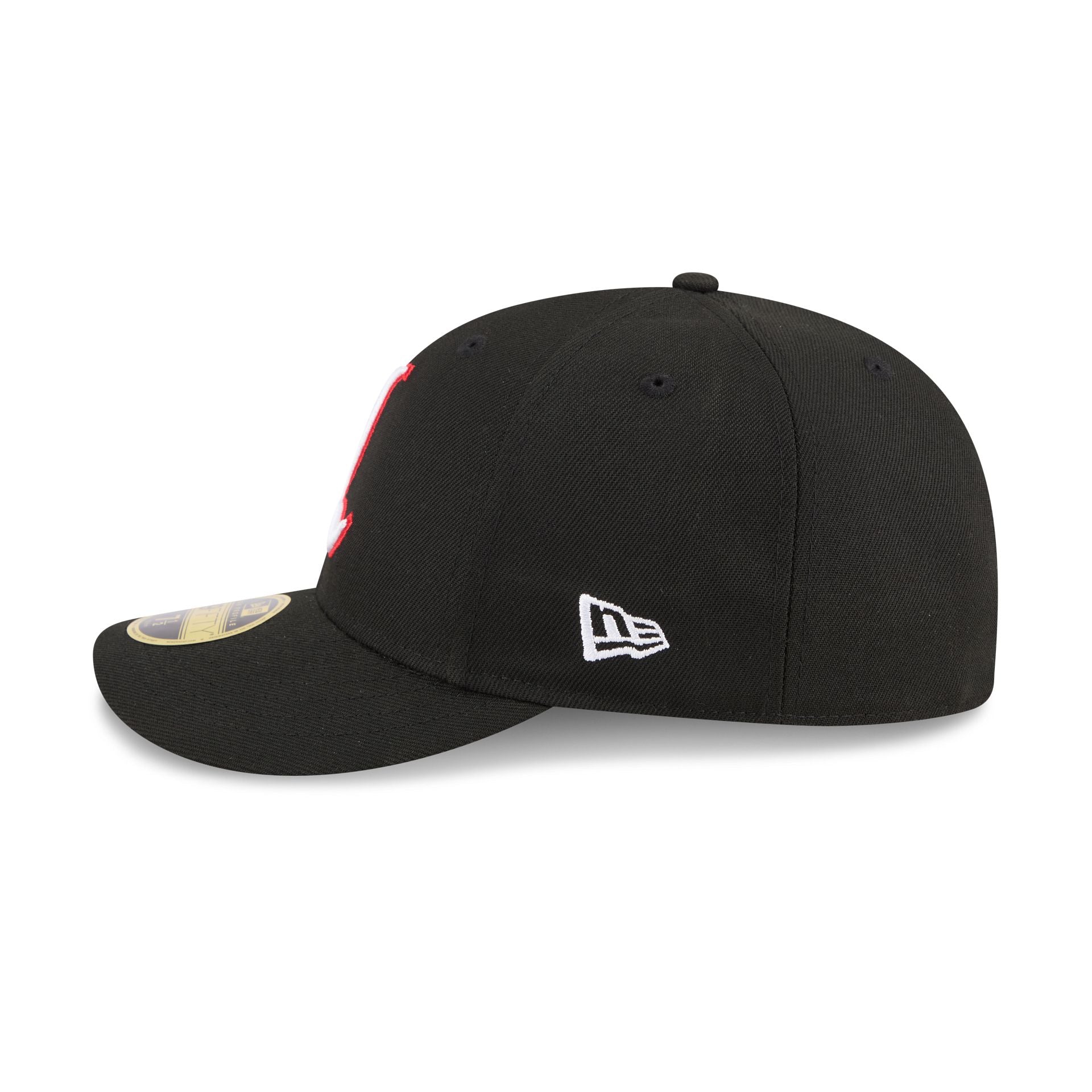 New Era x adidas Louisville Cardinals Black Low Profile 59FIFTY Fitted Hat - Image 4