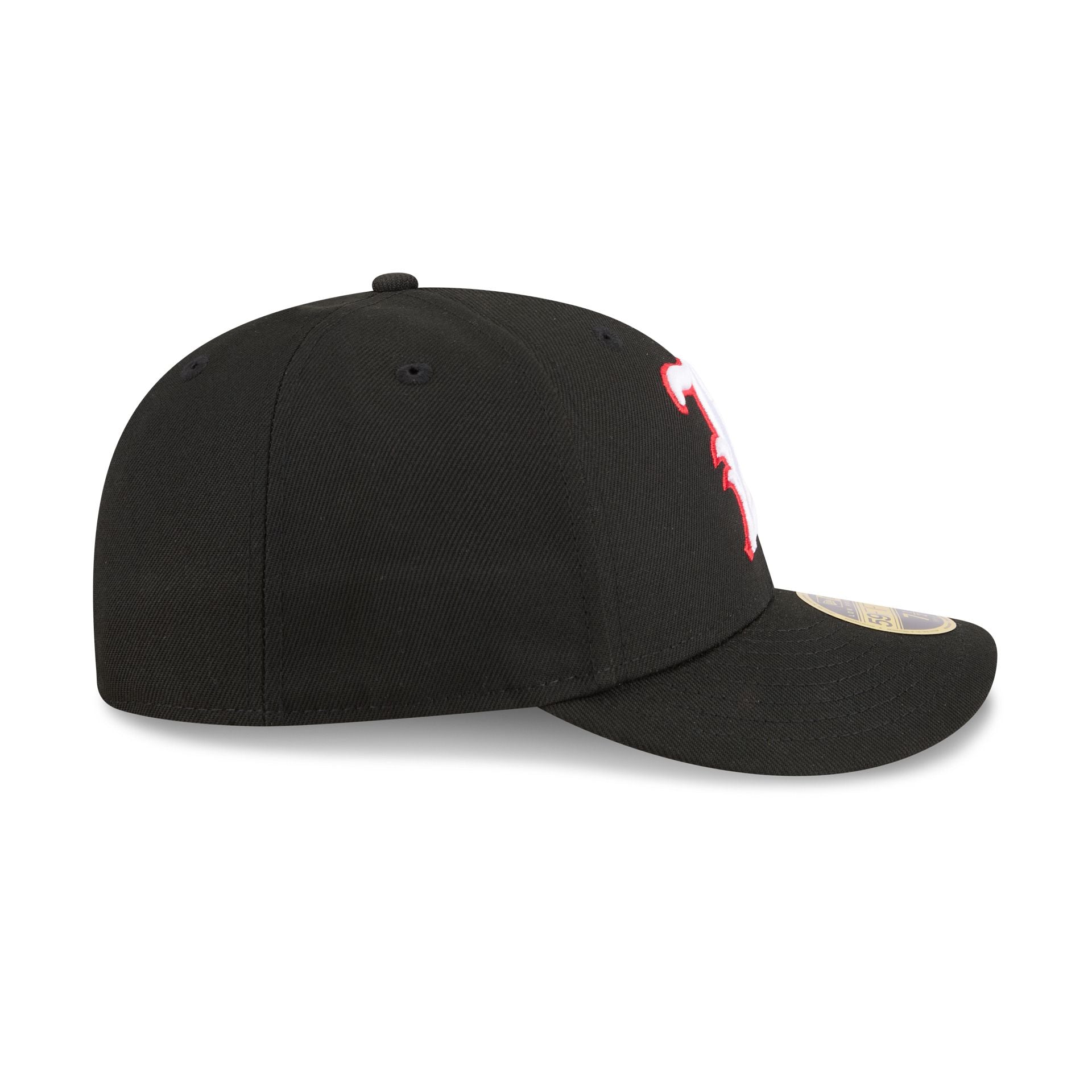 New Era x adidas Louisville Cardinals Black Low Profile 59FIFTY Fitted Hat - Image 5