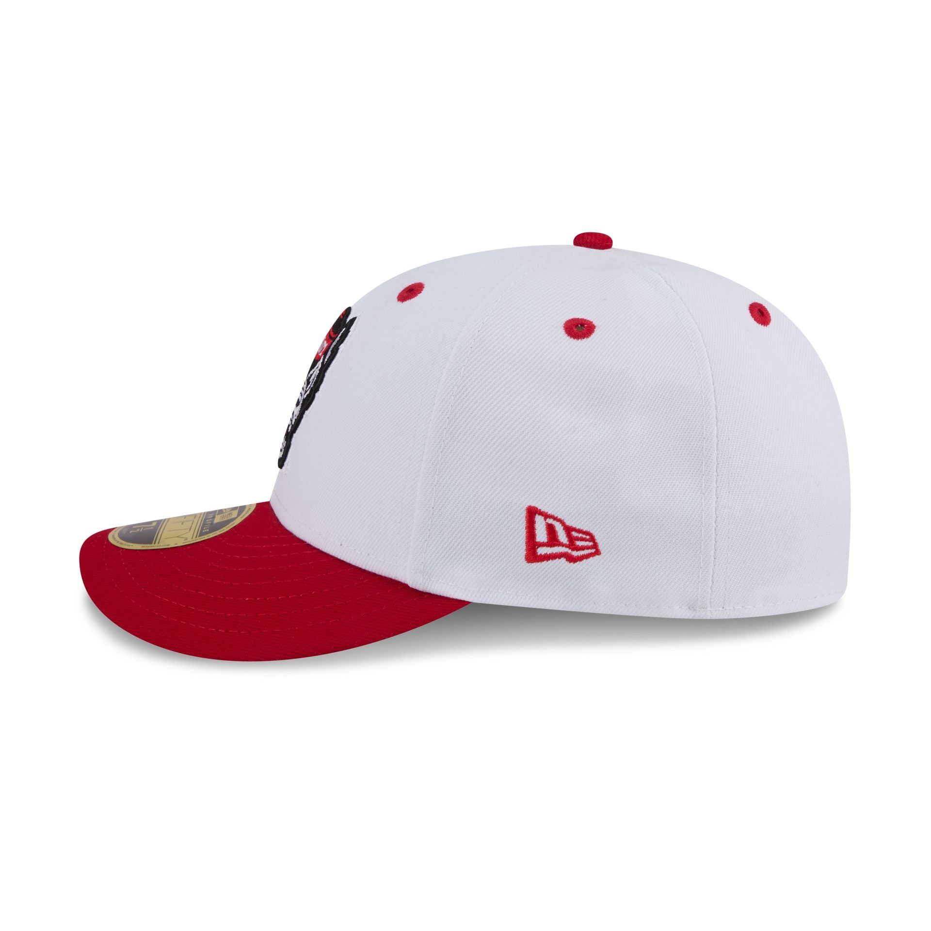 New Era x adidas NC State Wolfpack White Low Profile 59FIFTY Fitted Hat - Image 4