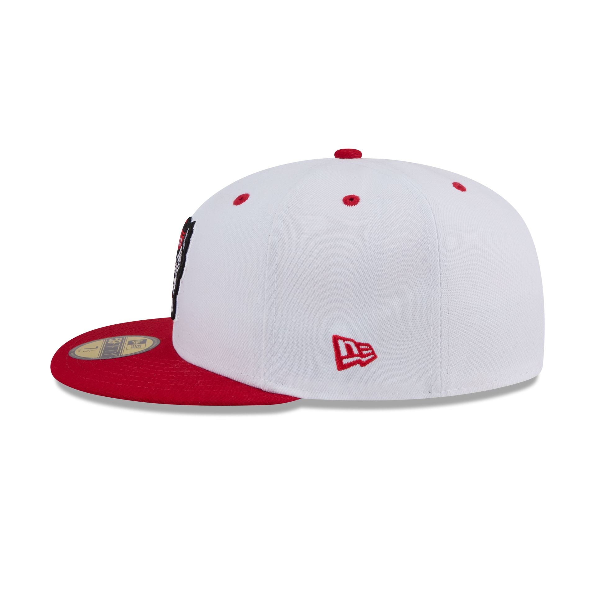 New Era x adidas NC State Wolfpack White 59FIFTY Fitted Hat - Image 4