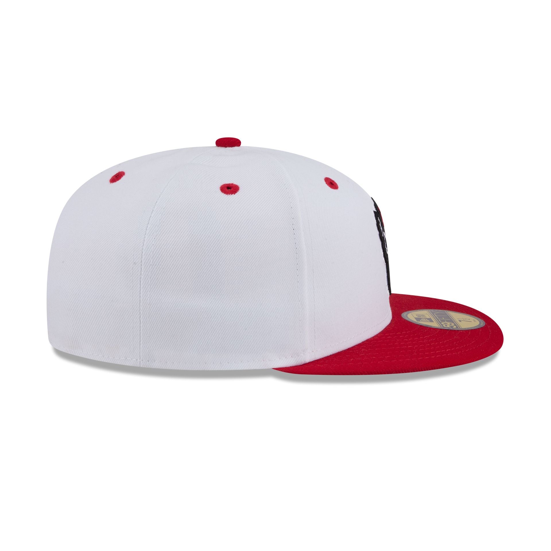 New Era x adidas NC State Wolfpack White 59FIFTY Fitted Hat - Image 5