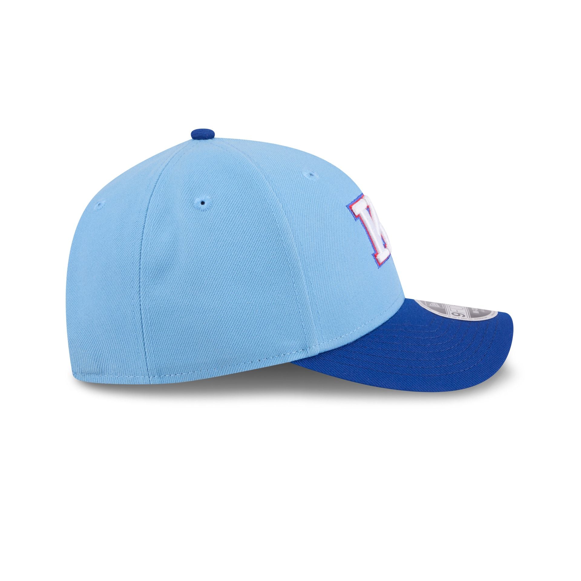 New Era x adidas Kansas Jayhawks Sky Blue 9FORTY M-Crown Snapback Hat - Image 5