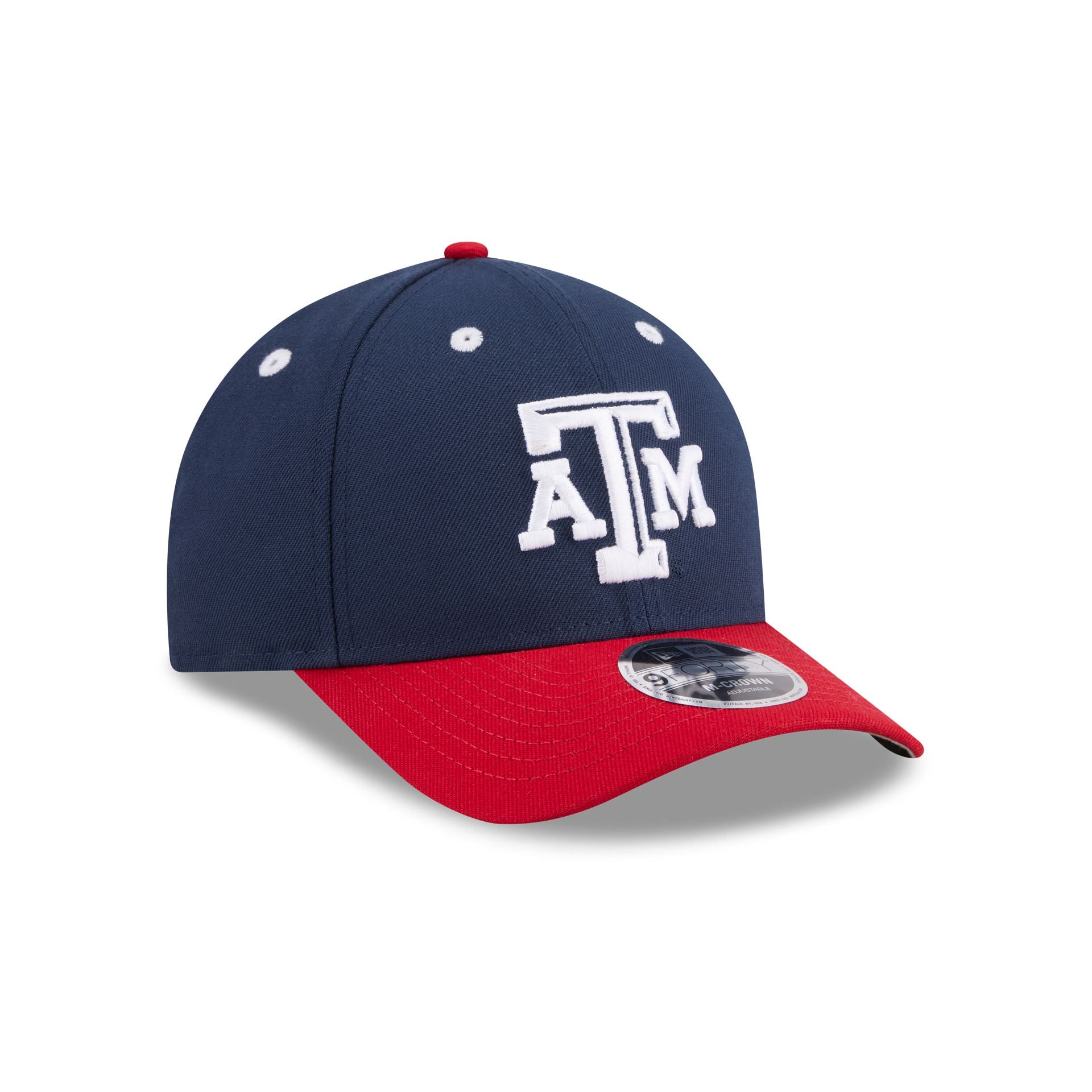 New Era x adidas Texas A&M Aggies Navy 9FORTY M-Crown Snapback Hat - Image 3