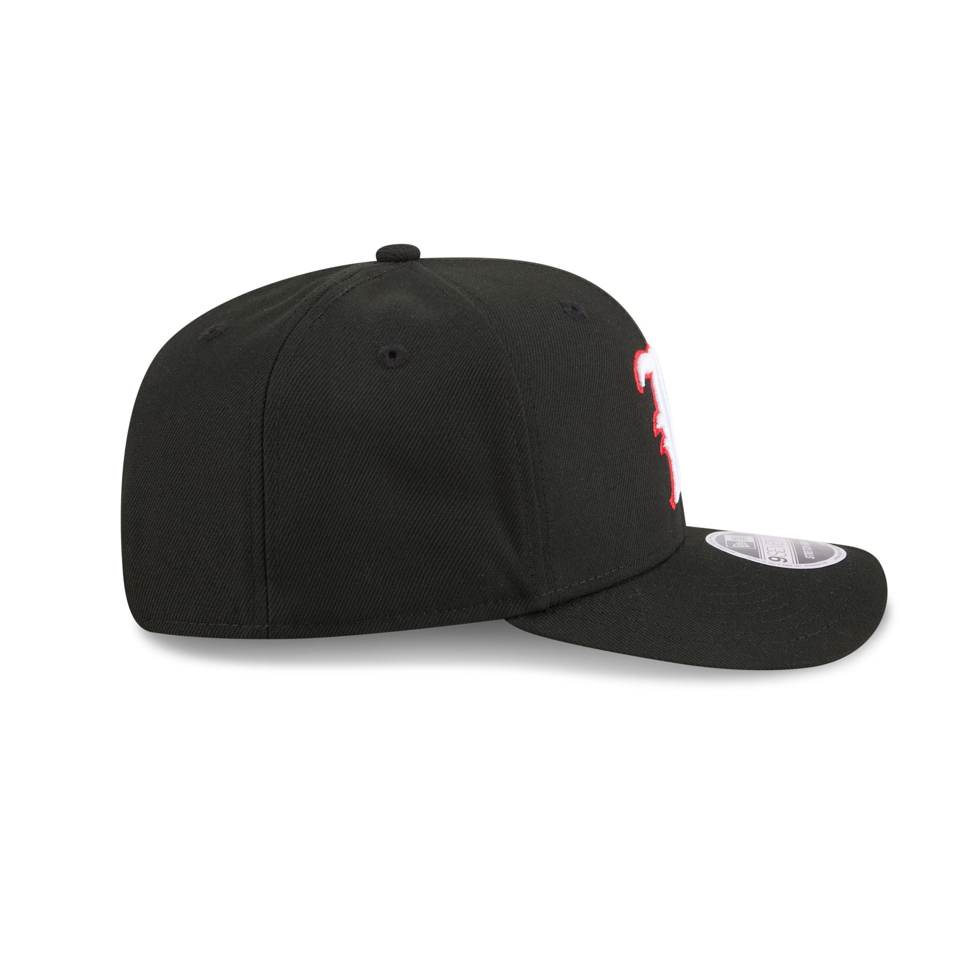 New Era x adidas Louisville Cardinals Black 9SEVENTY Stretch-Snap Hat - Image 5
