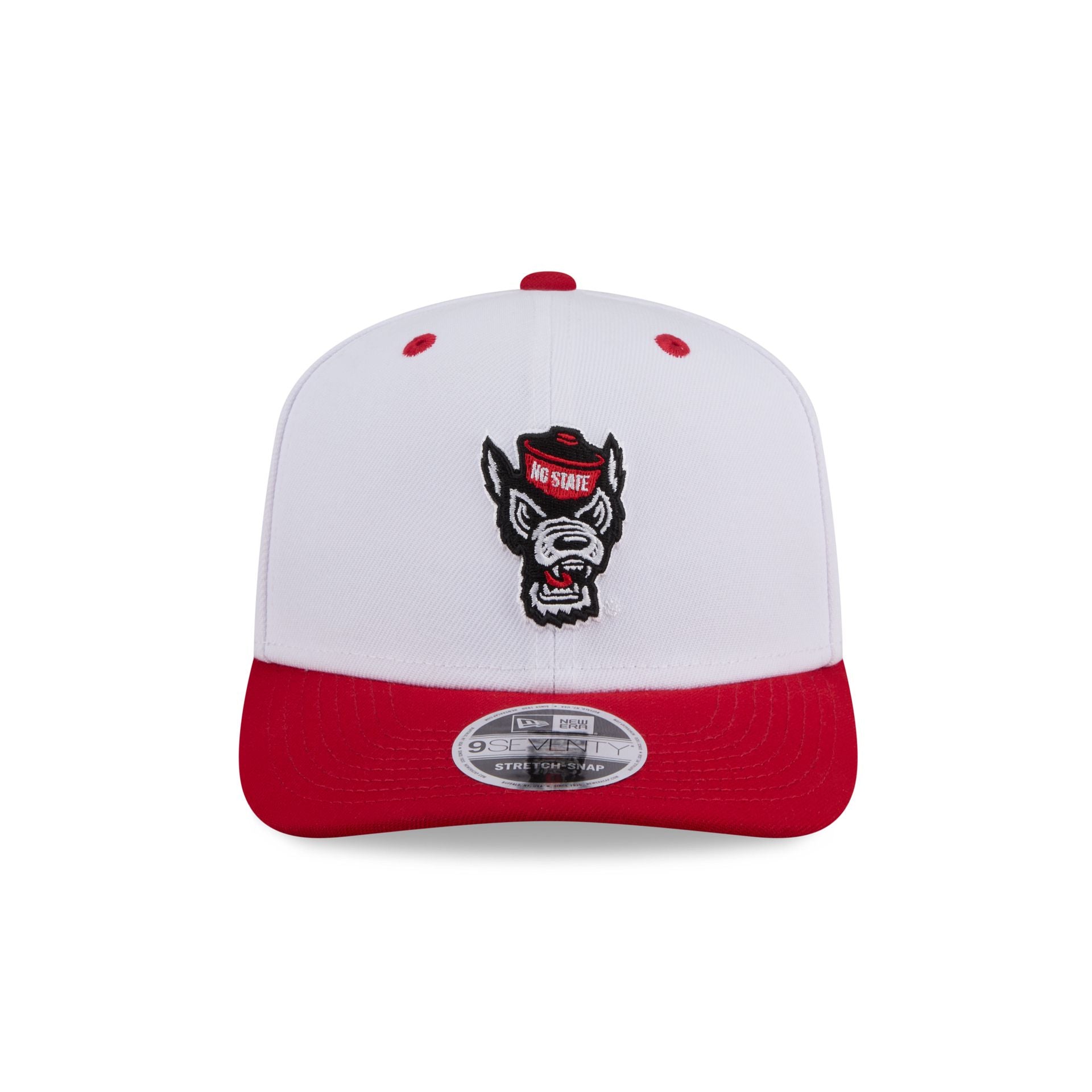 New Era x adidas NC State Wolfpack White 9SEVENTY Stretch-Snap Hat - Image 2