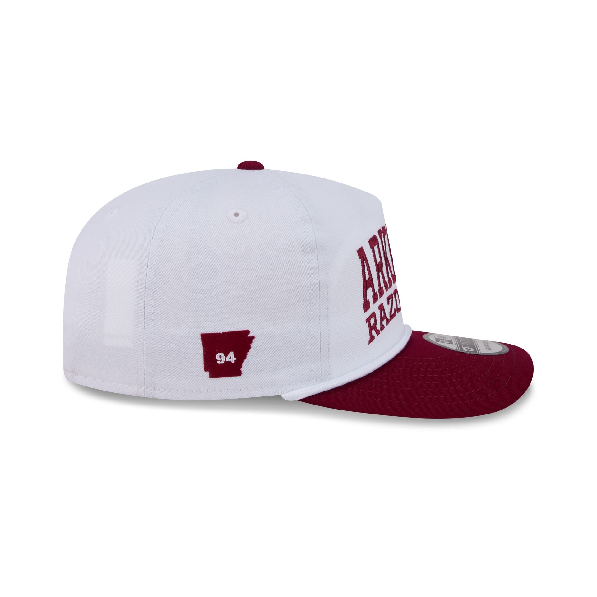 Arkansas Razorbacks Collegiate Wordmark 19TWENTY Snapback Hat - Image 4