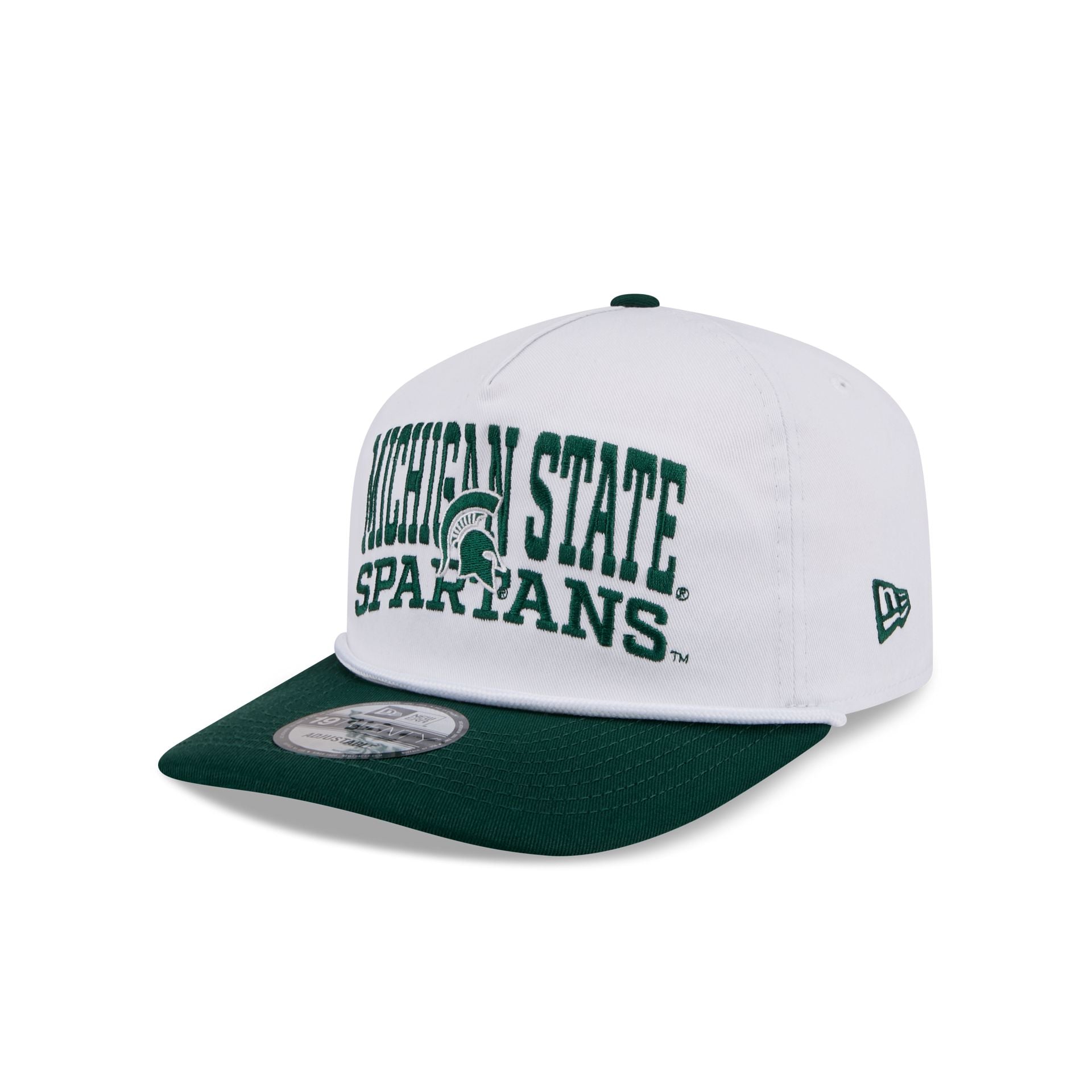 Michigan State Spartans Collegiate Wordmark 19TWENTY Snapback Hat - Image 3
