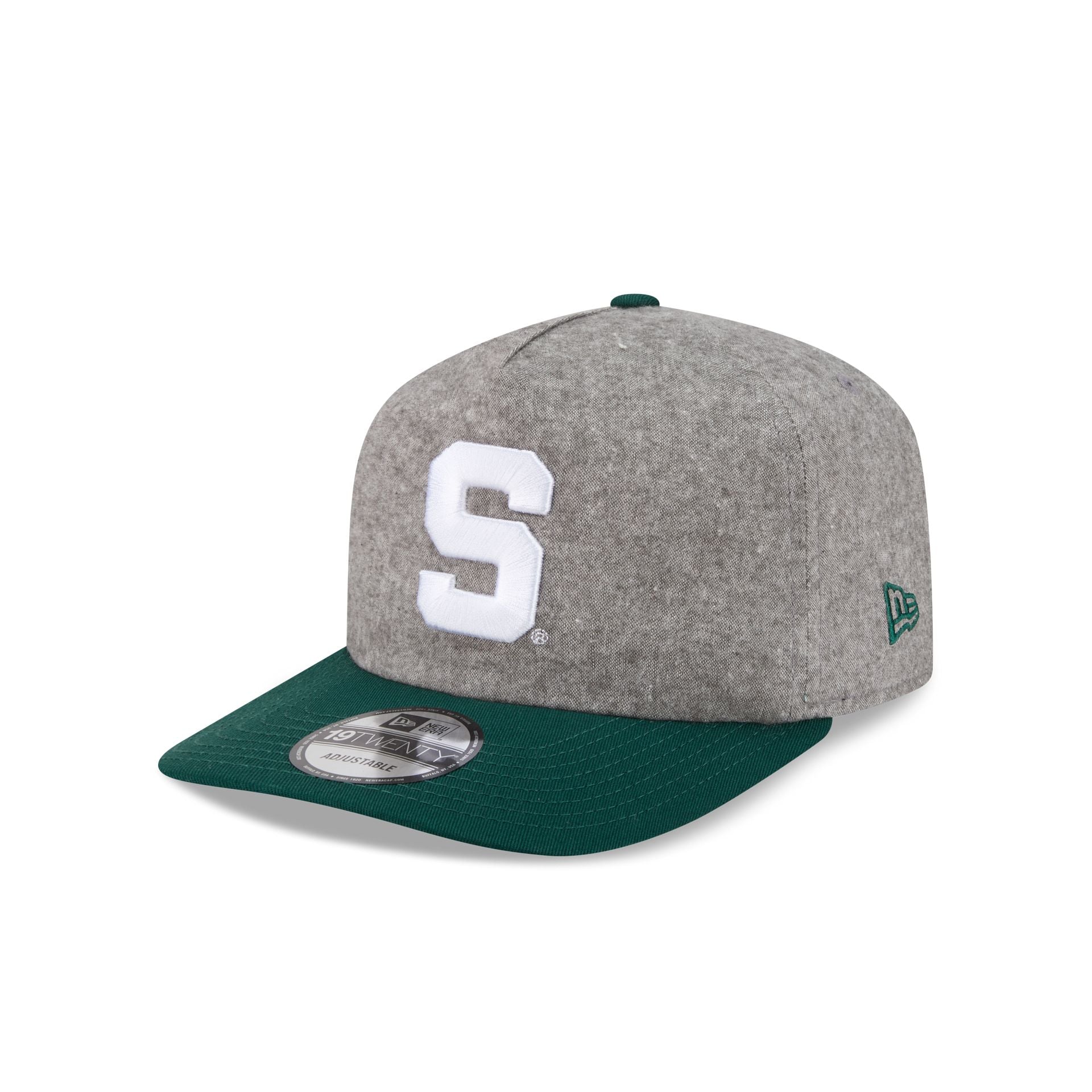 Michigan State Spartans Collegiate Two-Tone Chambray 19TWENTY Snapback - Image 3