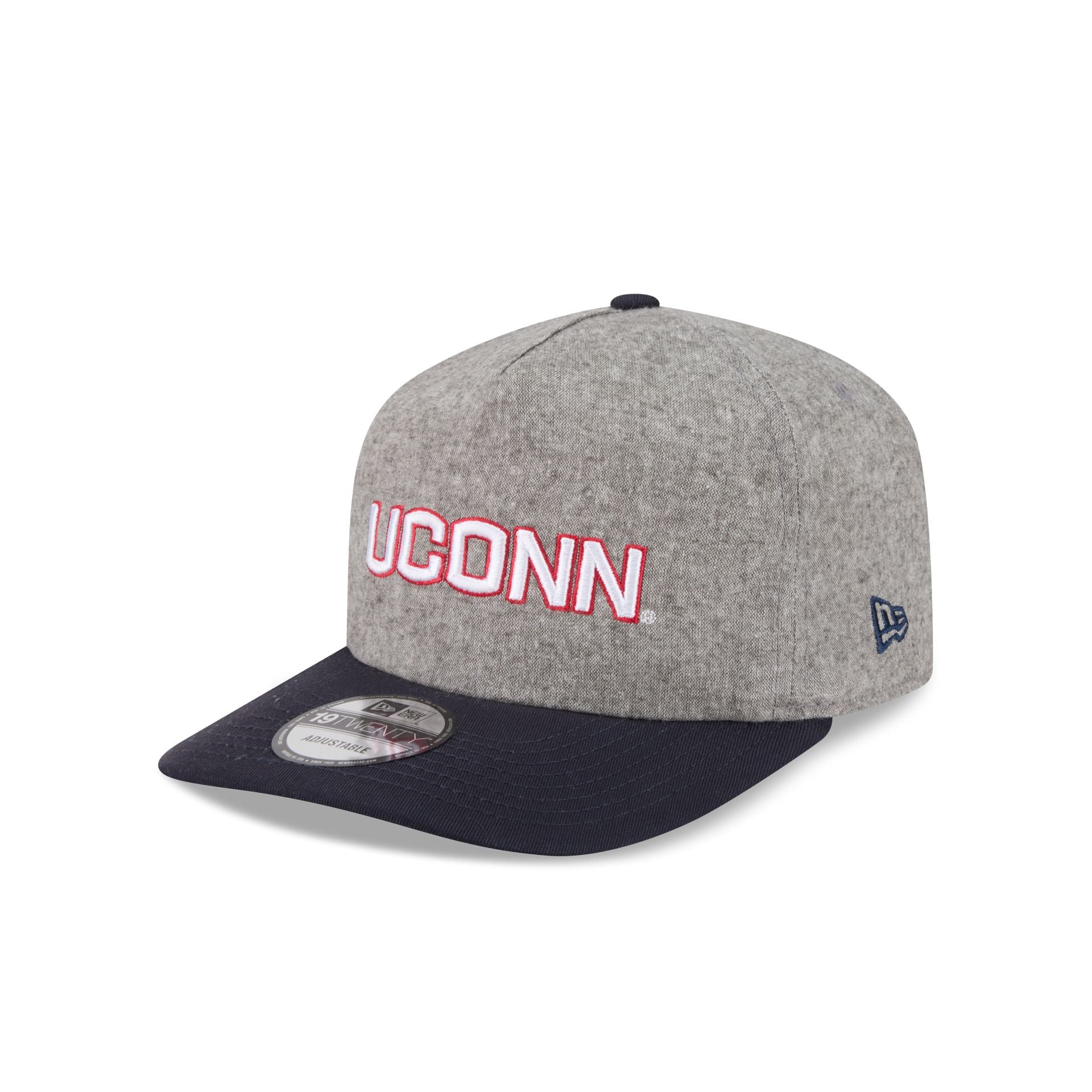 Connecticut Huskies Collegiate Two-Tone Chambray 19TWENTY Snapback Hat - Image 3