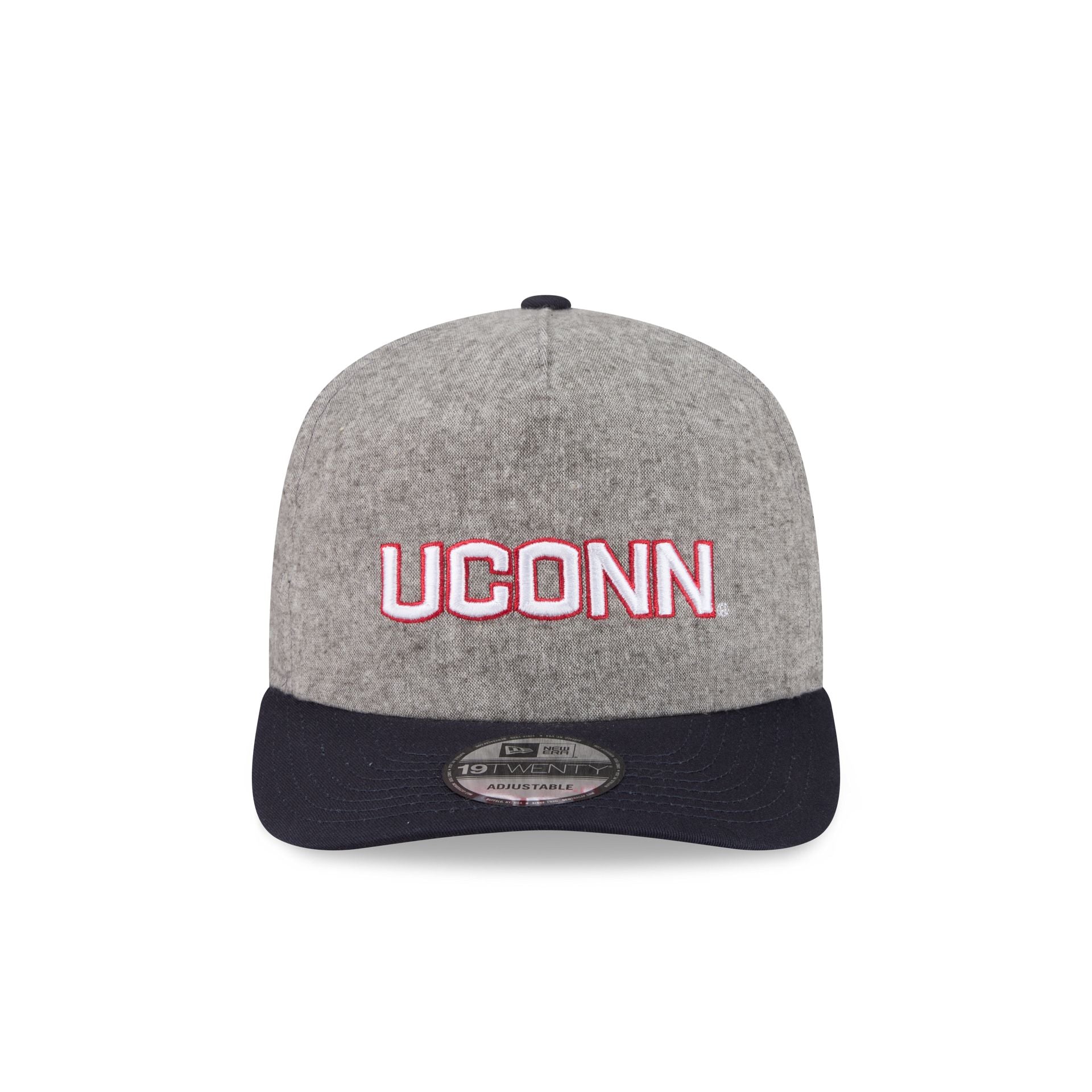 Connecticut Huskies Collegiate Two-Tone Chambray 19TWENTY Snapback Hat - Image 2