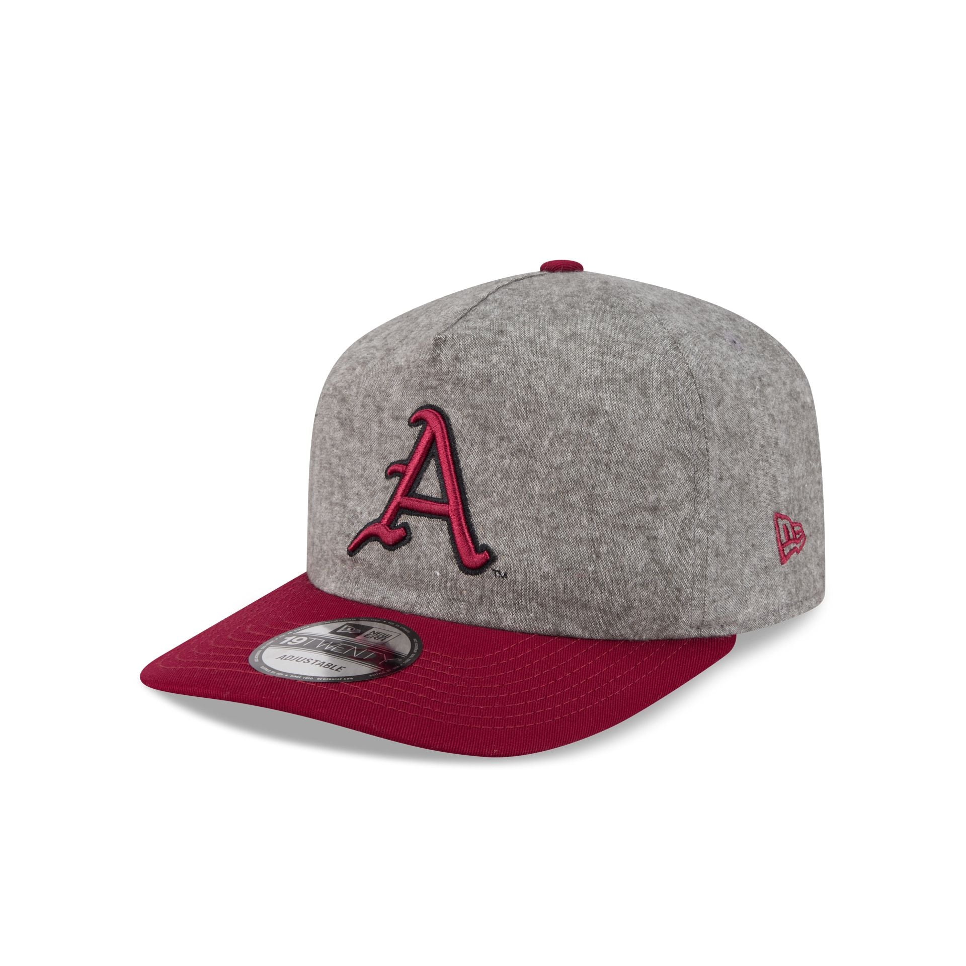 Arkansas Razorbacks Collegiate Two-Tone Chambray 19TWENTY Snapback Hat - Image 3