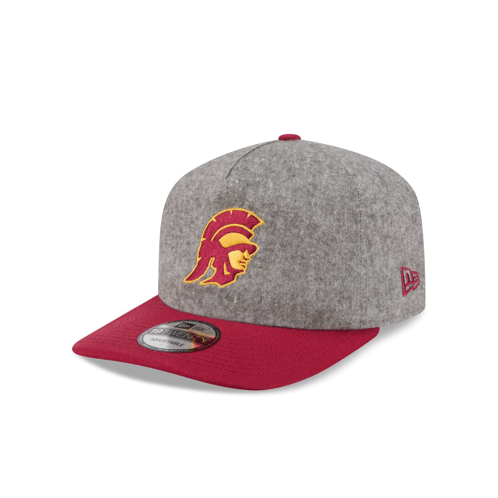 USC Trojans Collegiate Two-Tone Chambray 19TWENTY Snapback Hat - Image 3