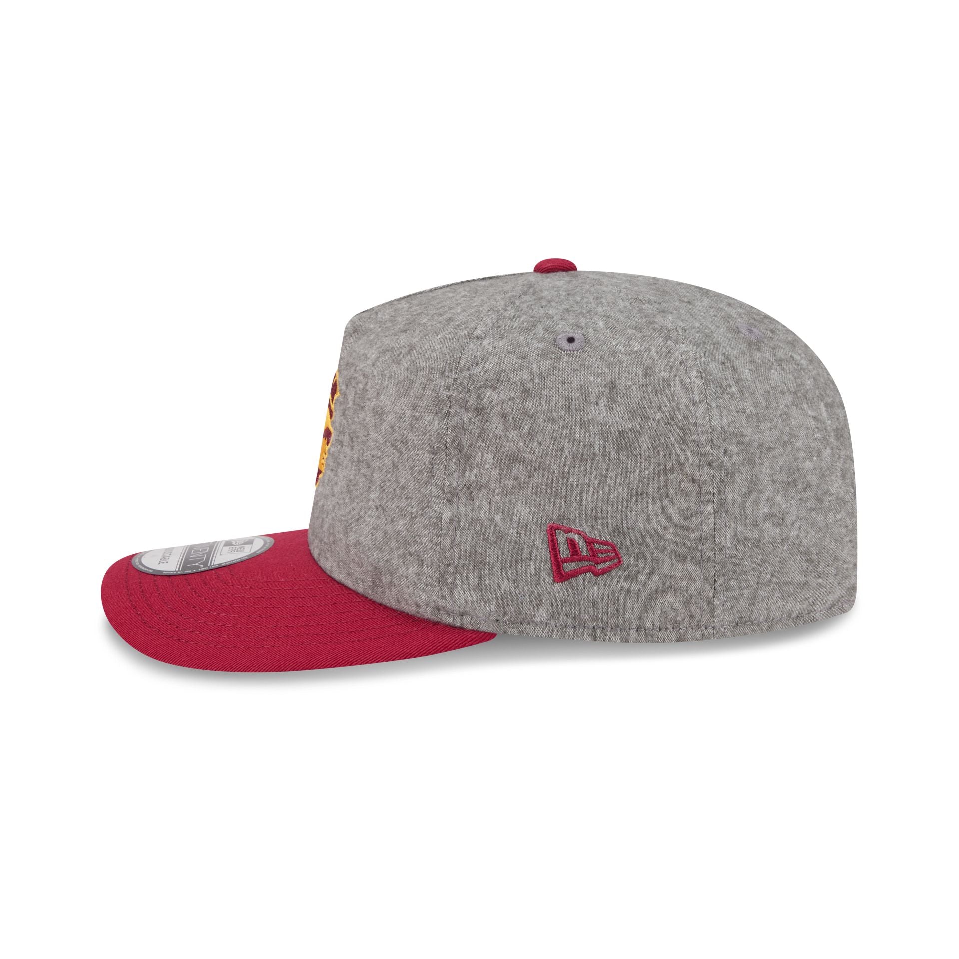 USC Trojans Collegiate Two-Tone Chambray 19TWENTY Snapback Hat - Image 5
