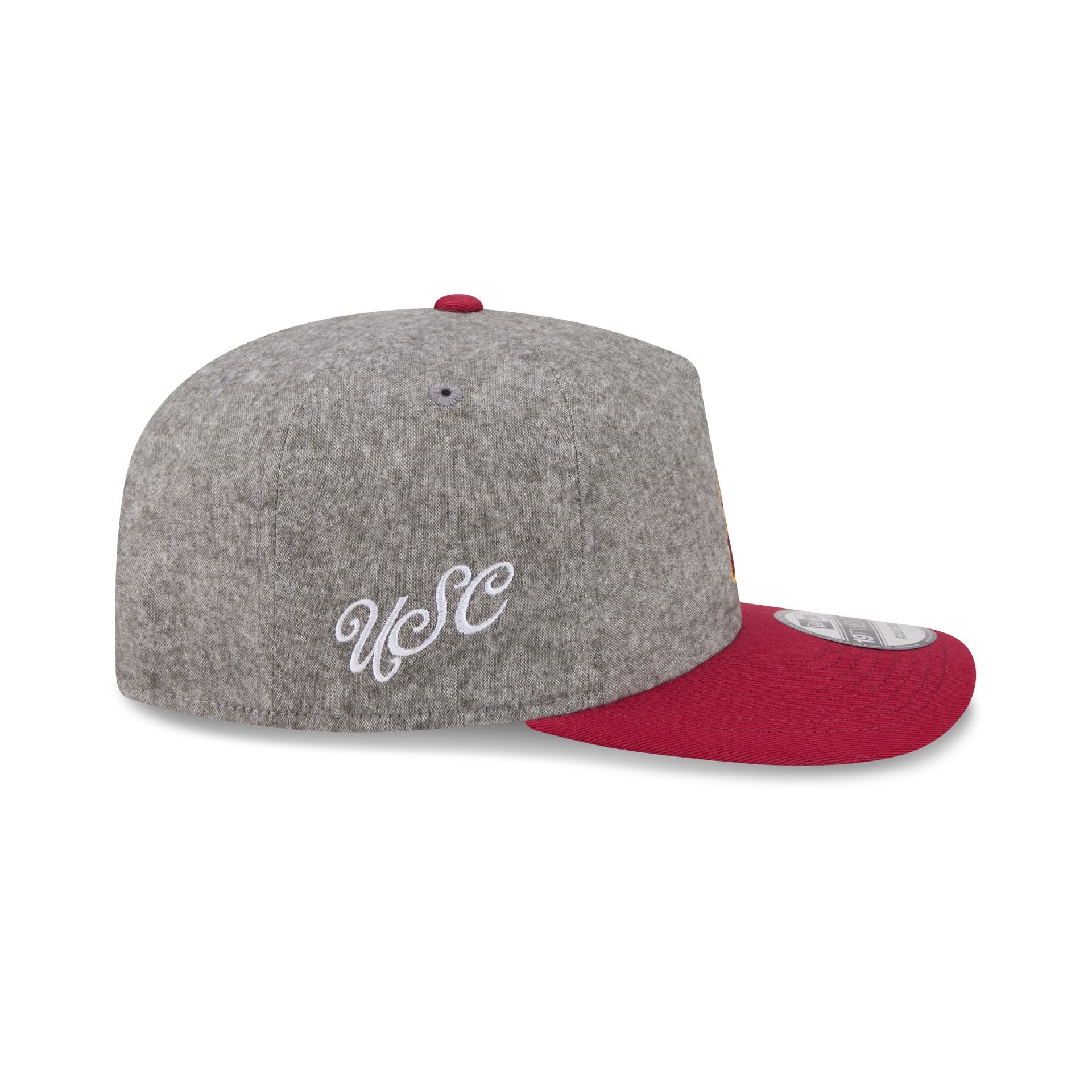 USC Trojans Collegiate Two-Tone Chambray 19TWENTY Snapback Hat - Image 4