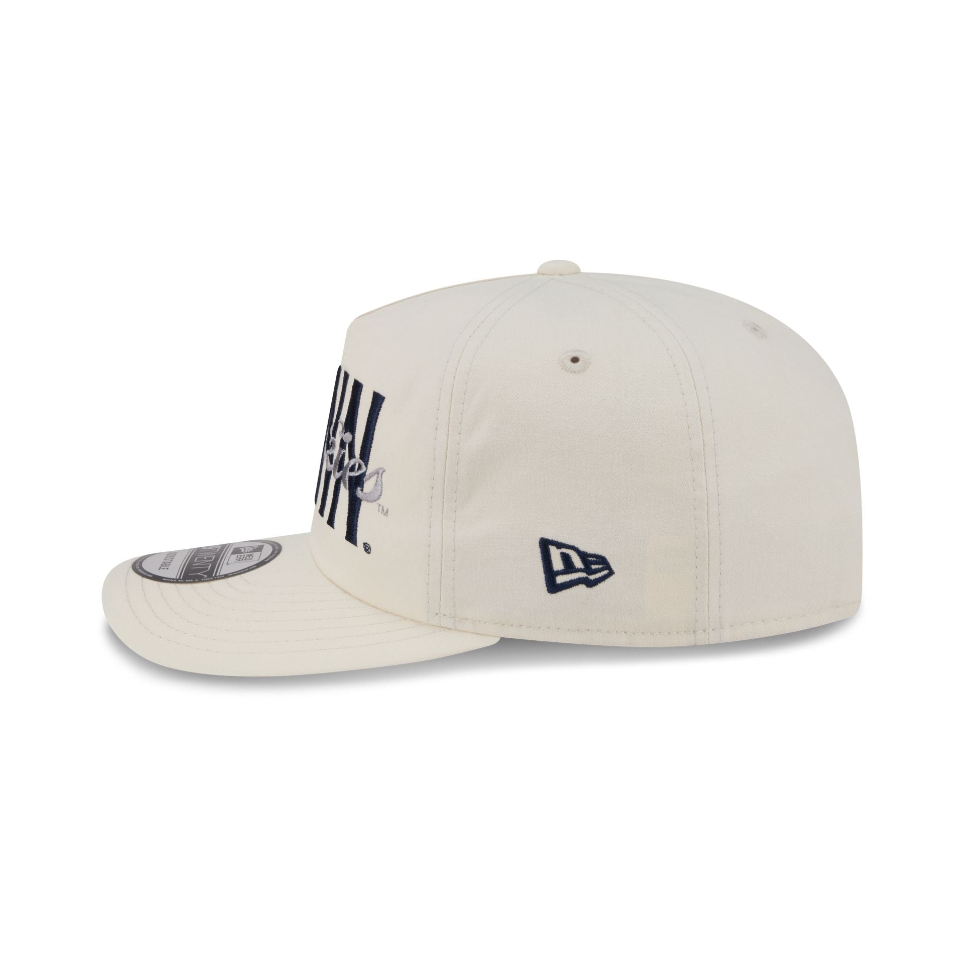 Connecticut Huskies Collegiate Script Ivory 19TWENTY Snapback Hat - Image 5